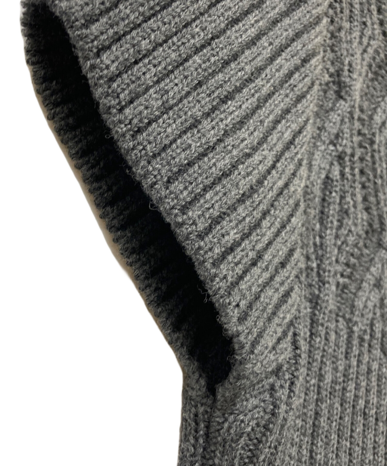 中古・古着通販】Audire (アウディーレ) Diamond knit tops グレー