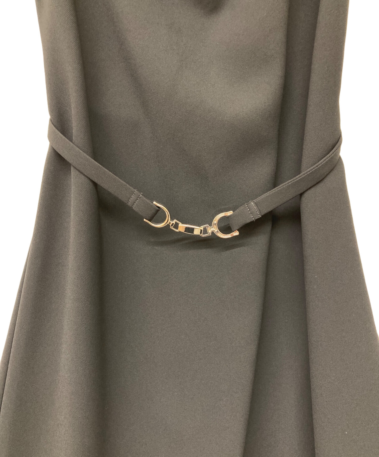 中古・古着通販】L'AUBE BLANC (ローブブラン) Belted Drape Dress