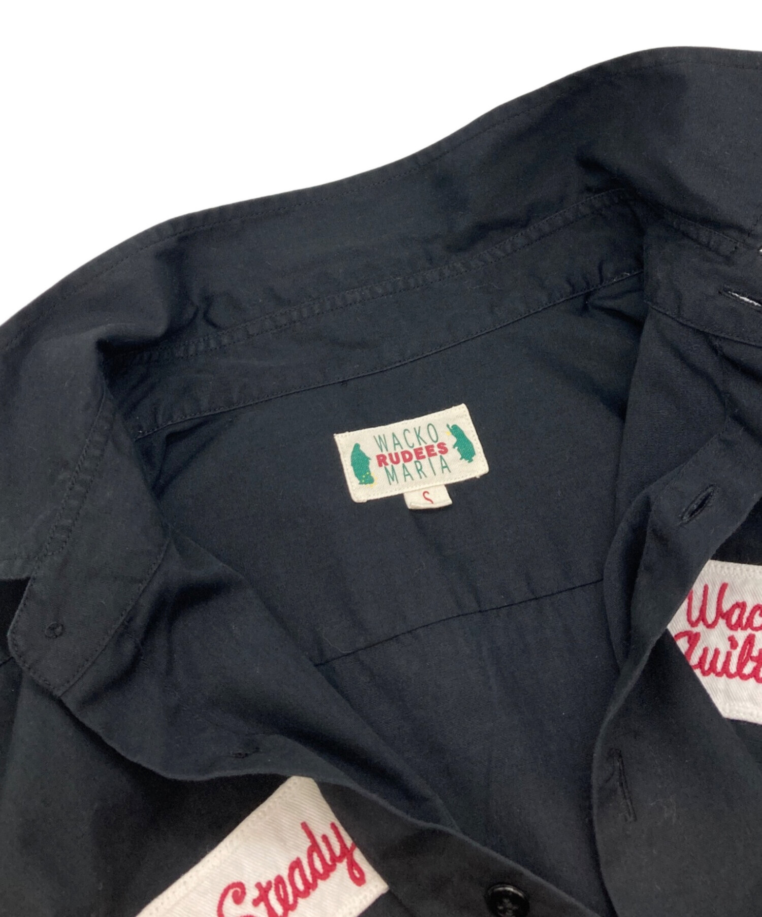 中古・古着通販】WACKO MARIA (ワコマリア) ボーリングシャツ ブラック