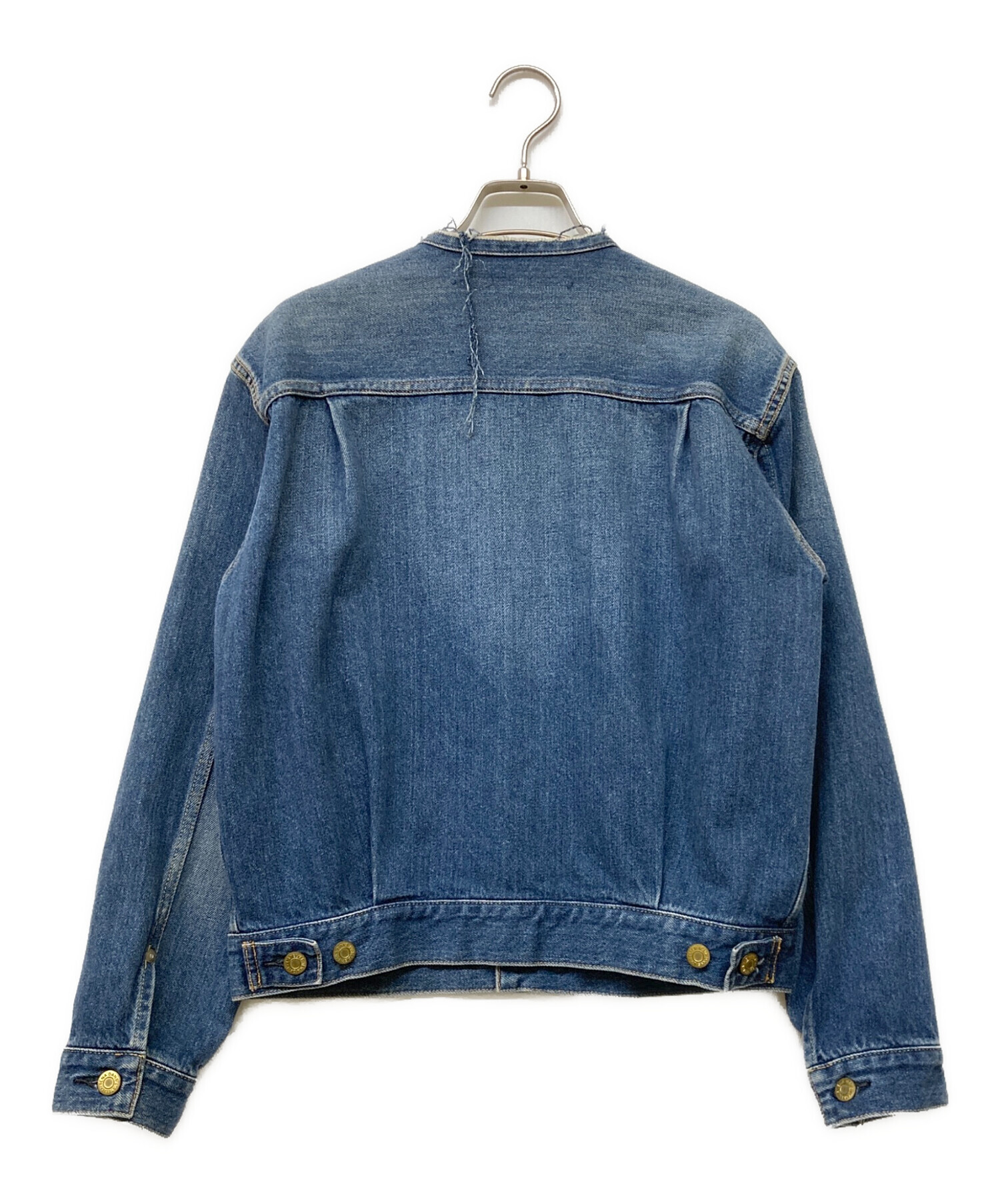 IENA リメイクタックデニムブルゾン　サイズ38 中古・古着通販】IENA (イエナ) リメイクタックデニムブルゾン
