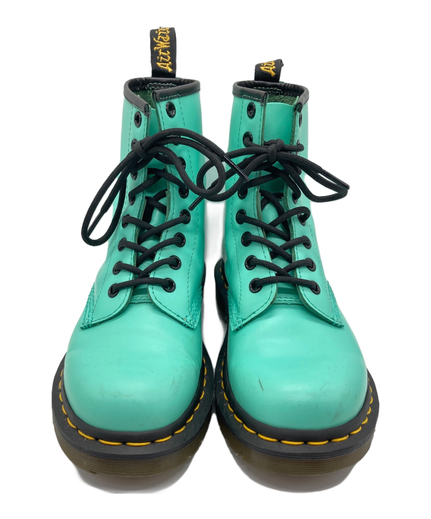 Dr.Martens 8ホールブーツ　ミントブルー　UK6 中古・古着通販】Dr.Martens (ドクターマーチン) 8 EYE BOOTS ミント