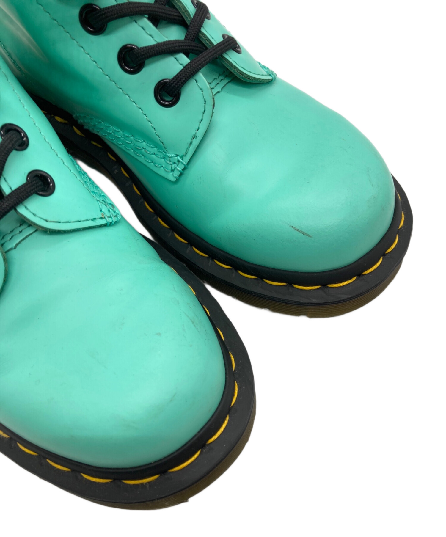 Dr.Martens 8ホールブーツ　ミントブルー　UK6 中古・古着通販】Dr.Martens (ドクターマーチン) 8 EYE BOOTS ミント