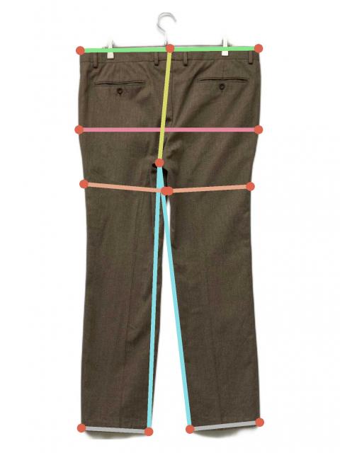 中古・古着通販】HERMES (エルメス) コットンスラックスパンツ