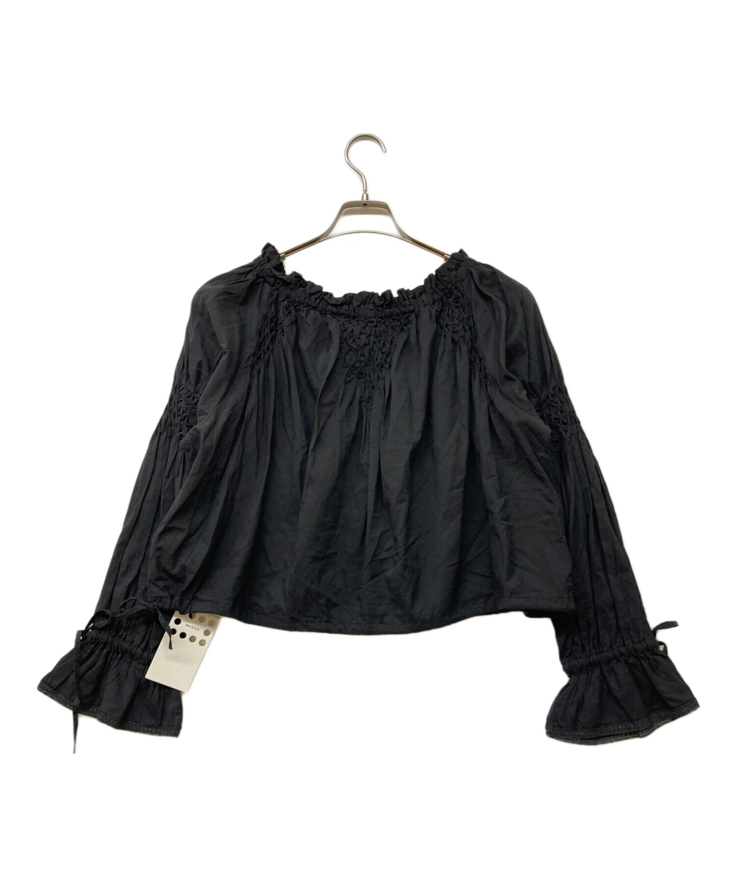 中古・古着通販】MARNO (マーノ) Maria blouse ブラック サイズ:Free 