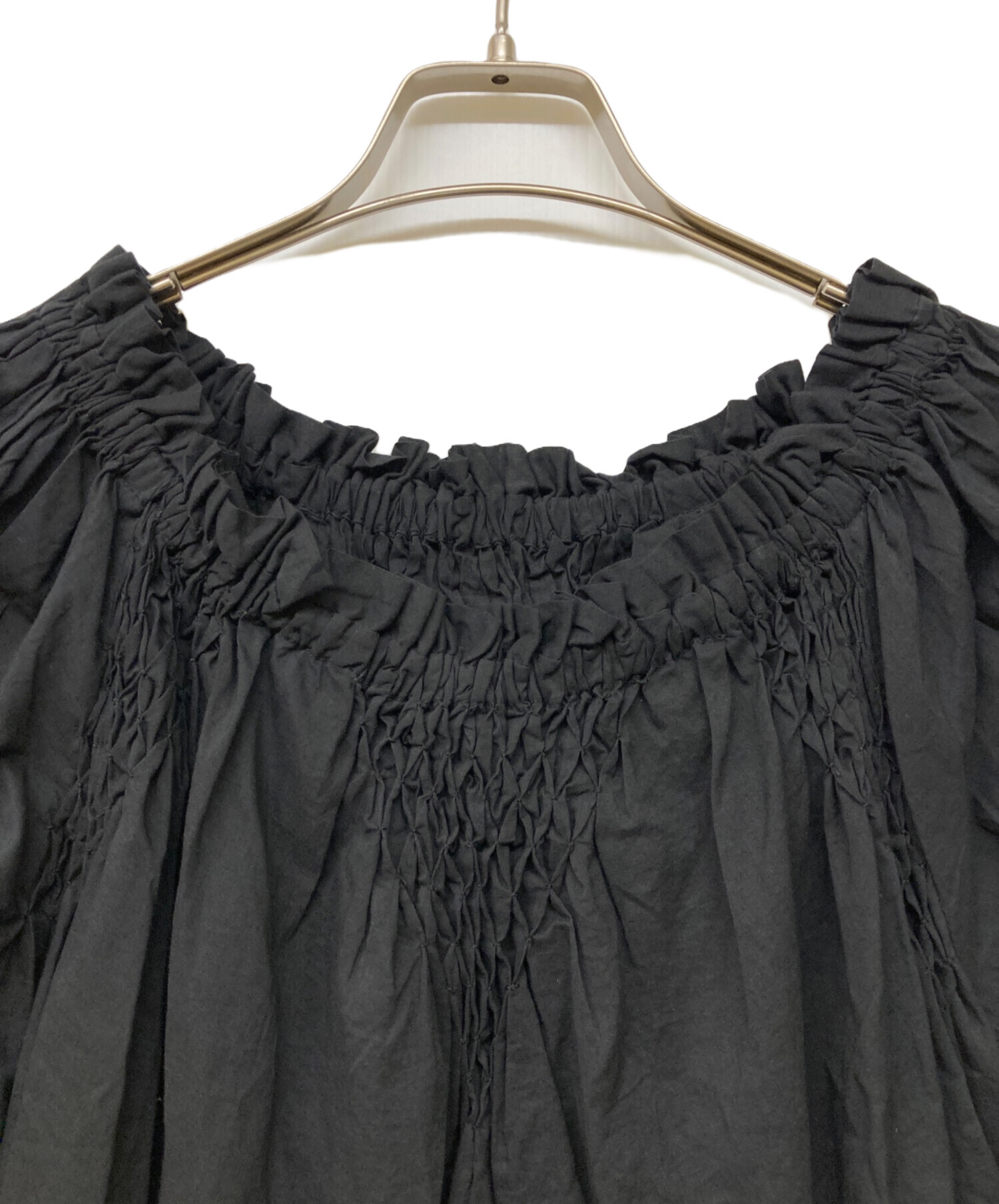 未使用タグ付きMARNO　Maria blouse　マーノ　マリアブラウス 中古・古着通販】MARNO (マーノ) Maria blouse ブラック サイズ:Free