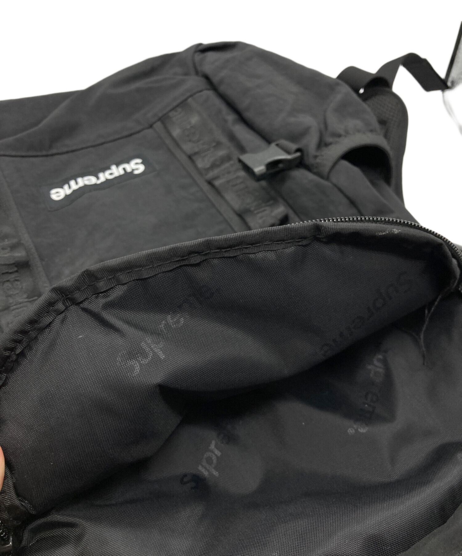 中古・古着通販】SUPREME (シュプリーム) backpack ブラック サイズ 