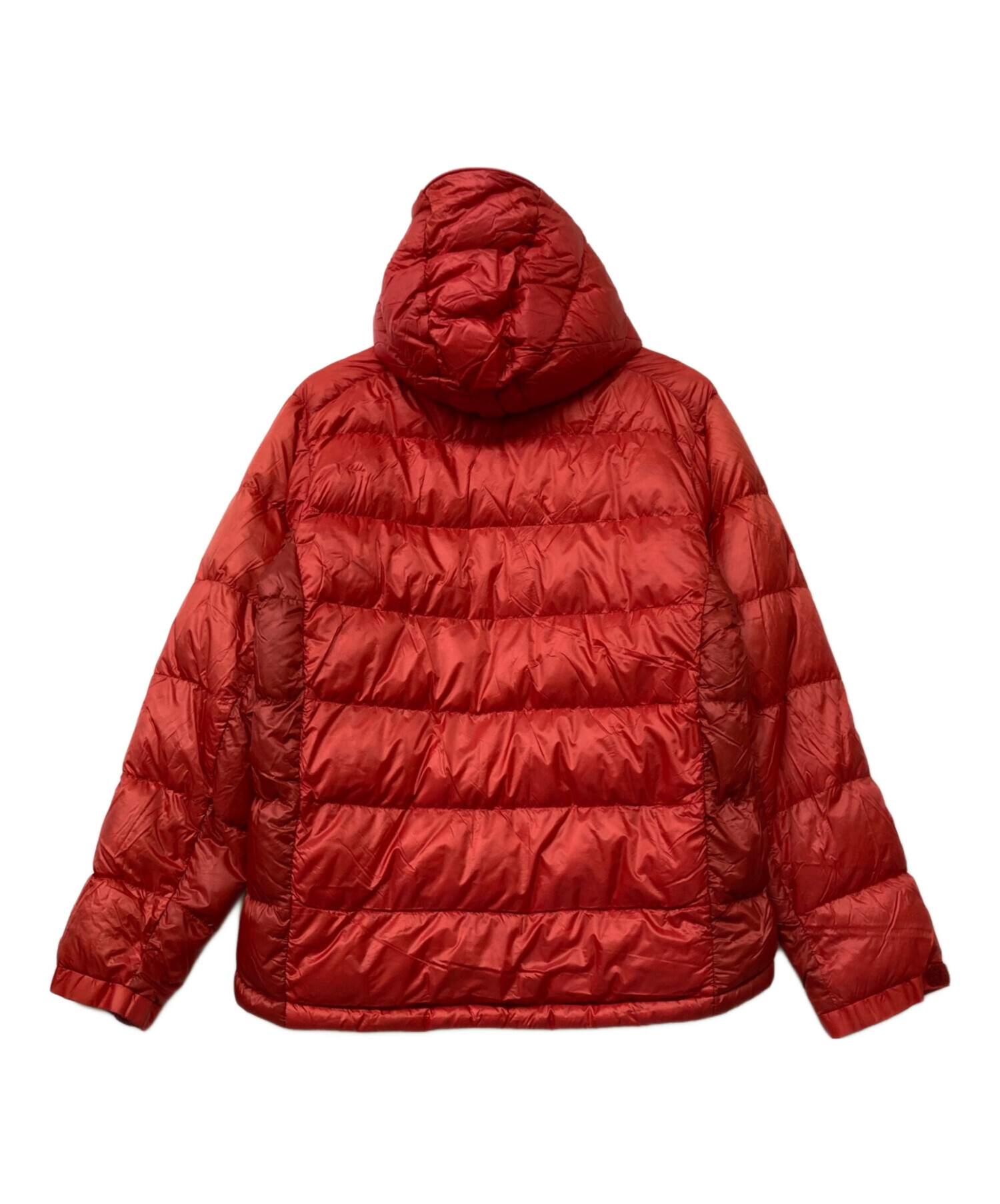 モンベル アルパインダウンパーカ M レッド 完売品 ドローコード付 メンズ 中古・古着通販】mont-bell (モンベル) アルパインダウンパーカー