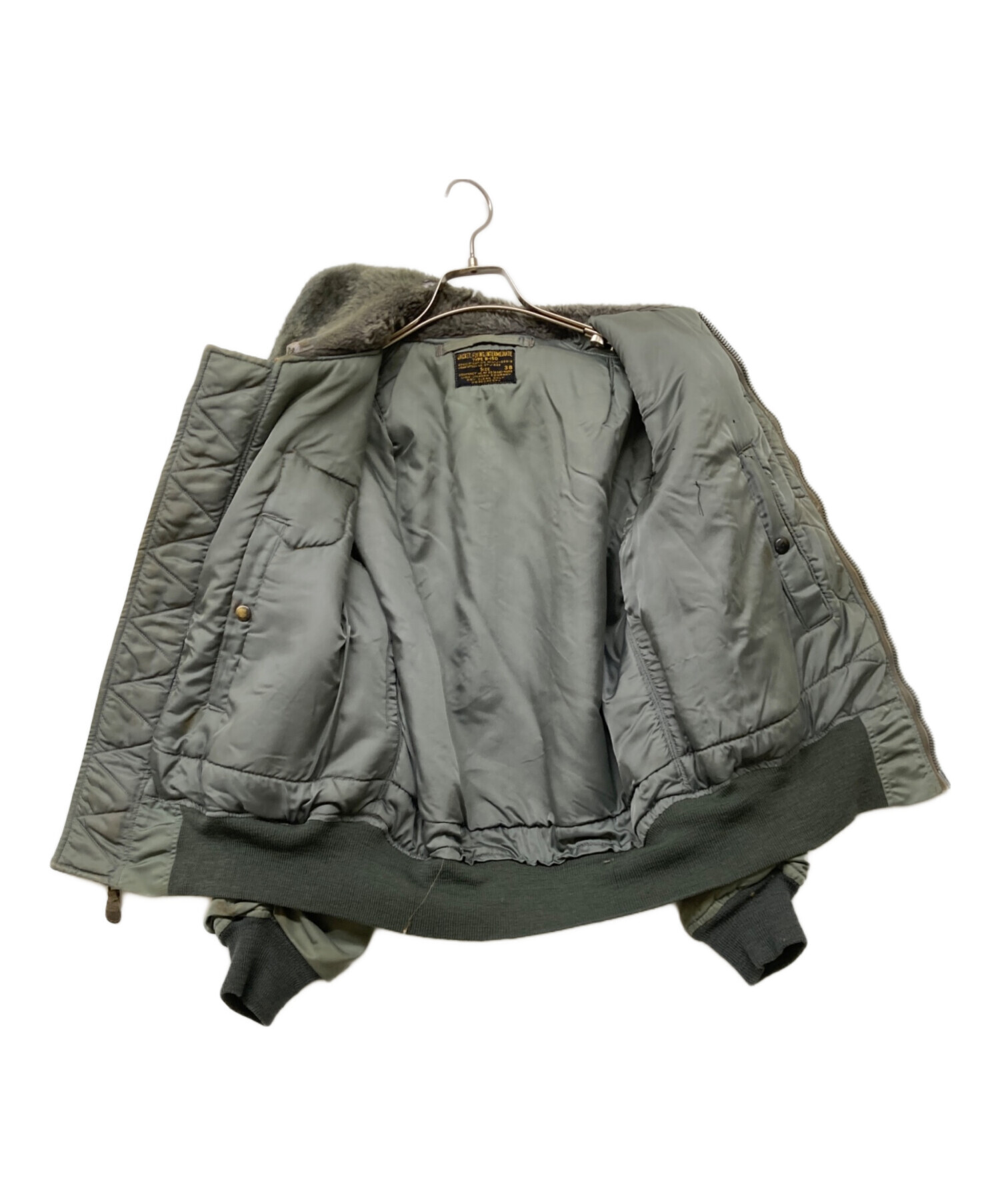 希少50s U.S.A.F B-15D フライトジャケット　サイズ38 Yahoo!オークション - 【希少】50s B-15D MOD フライト