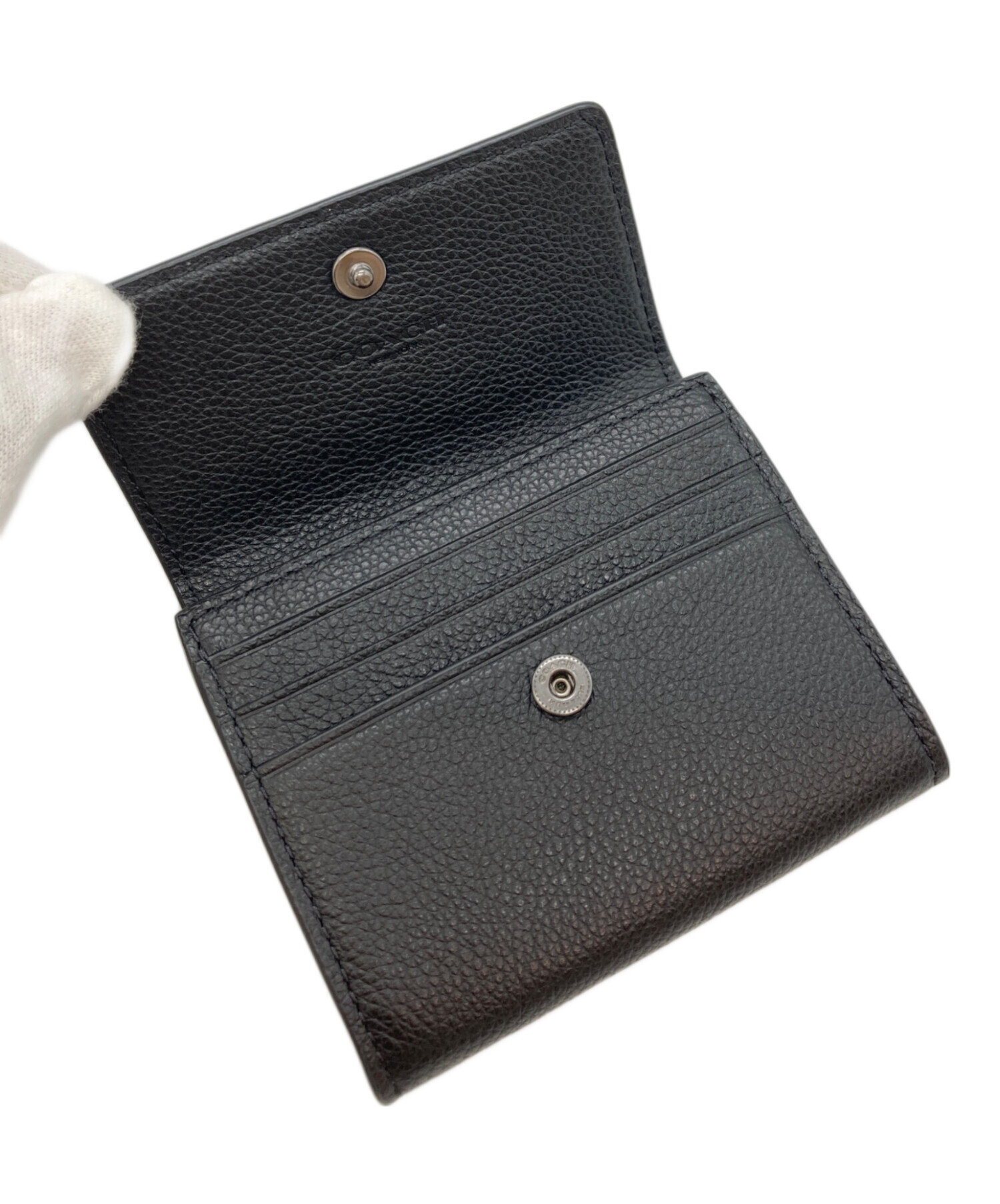 ☪ページ(4月6日までお取置き可能) 中古・古着通販】COACH (コーチ) コインケース ブラック｜ブランド