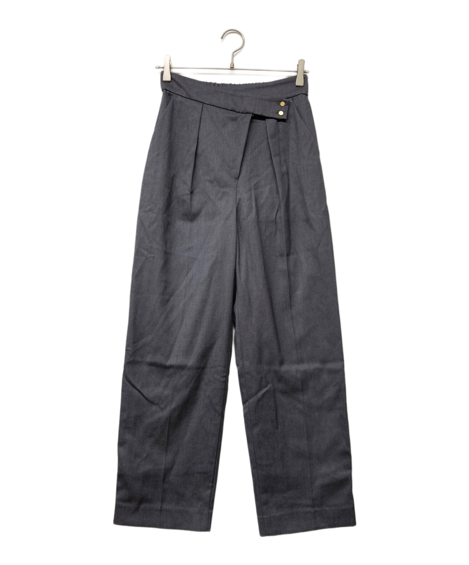 ＬＯＵＮＩE パンツ 新品 未使用 中古・古着通販】LOUNIE (ルーニー) アシメタックパンツ グレー サイズ