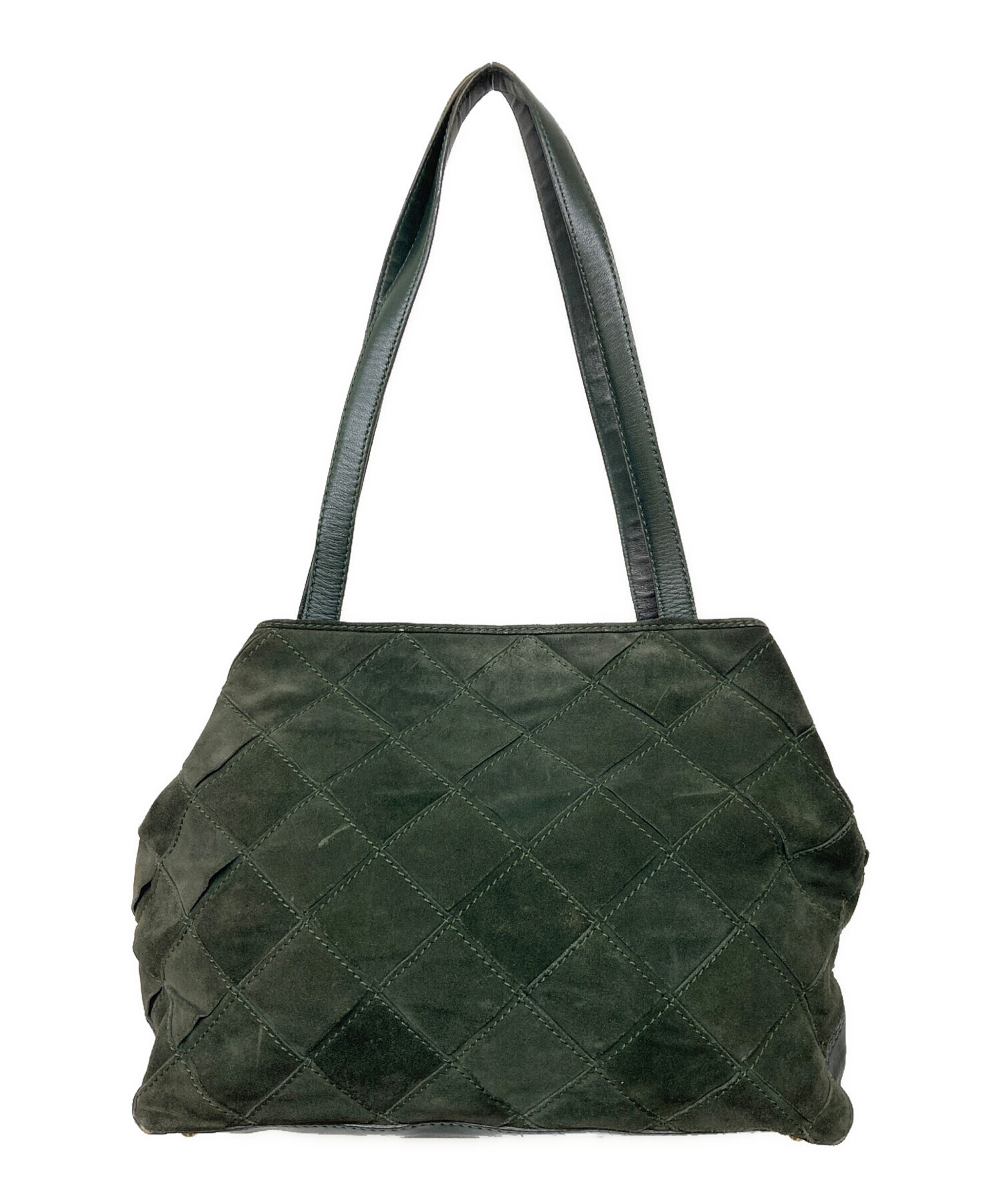 BOTTEGA VENETA グリーン トートバッグ BOTTEGA VENETA（トートバッグ ・ グリーン・カーキ/緑色系）の