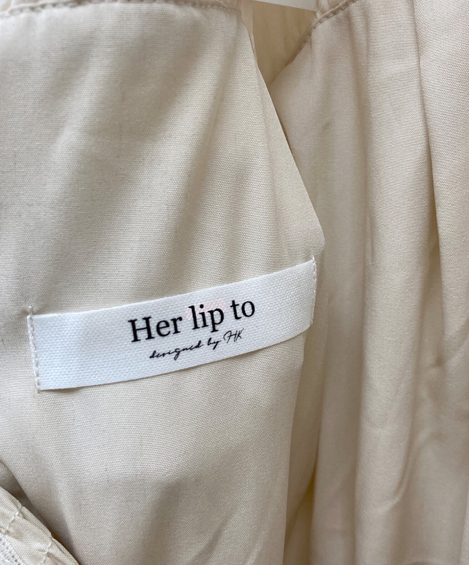 中古・古着通販】HER LIP TO (ハーリップトゥ) Nuage Airy Dress