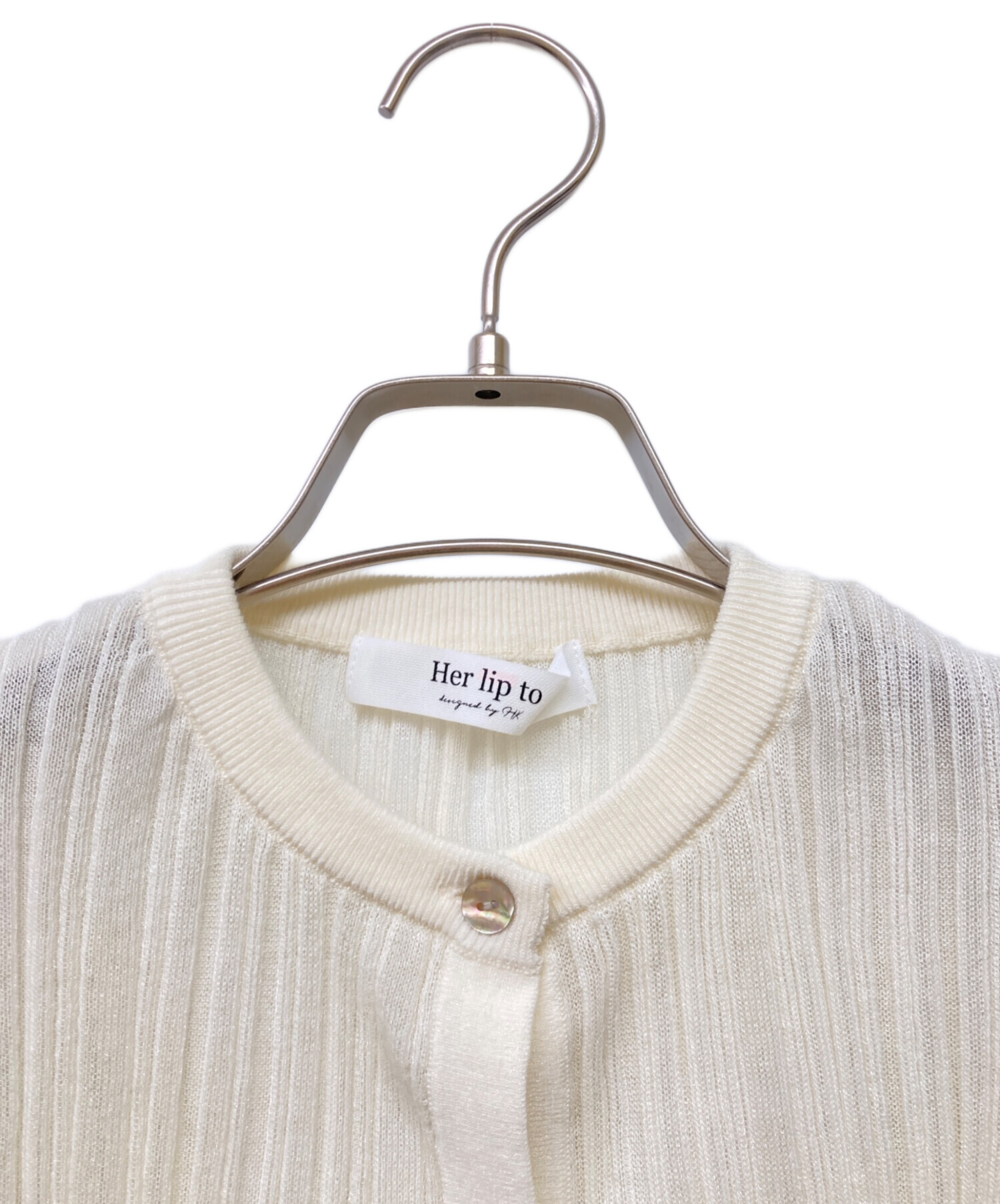 中古・古着通販】Her lip to (ハーリップトゥ) Random Ribbed Knit