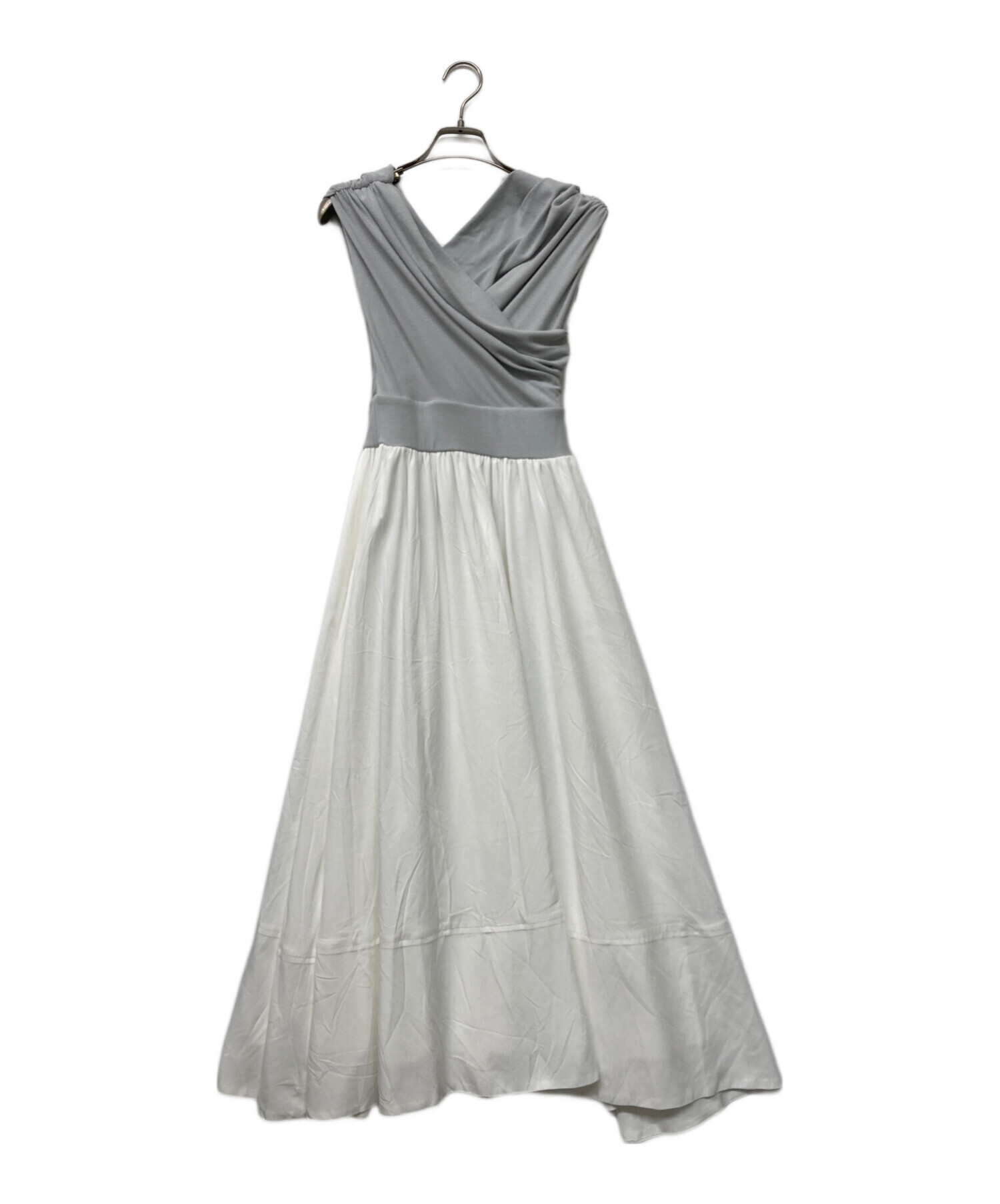 中古・古着通販】HER LIP TO (ハーリップトゥ) Gathered Bicolor Dress