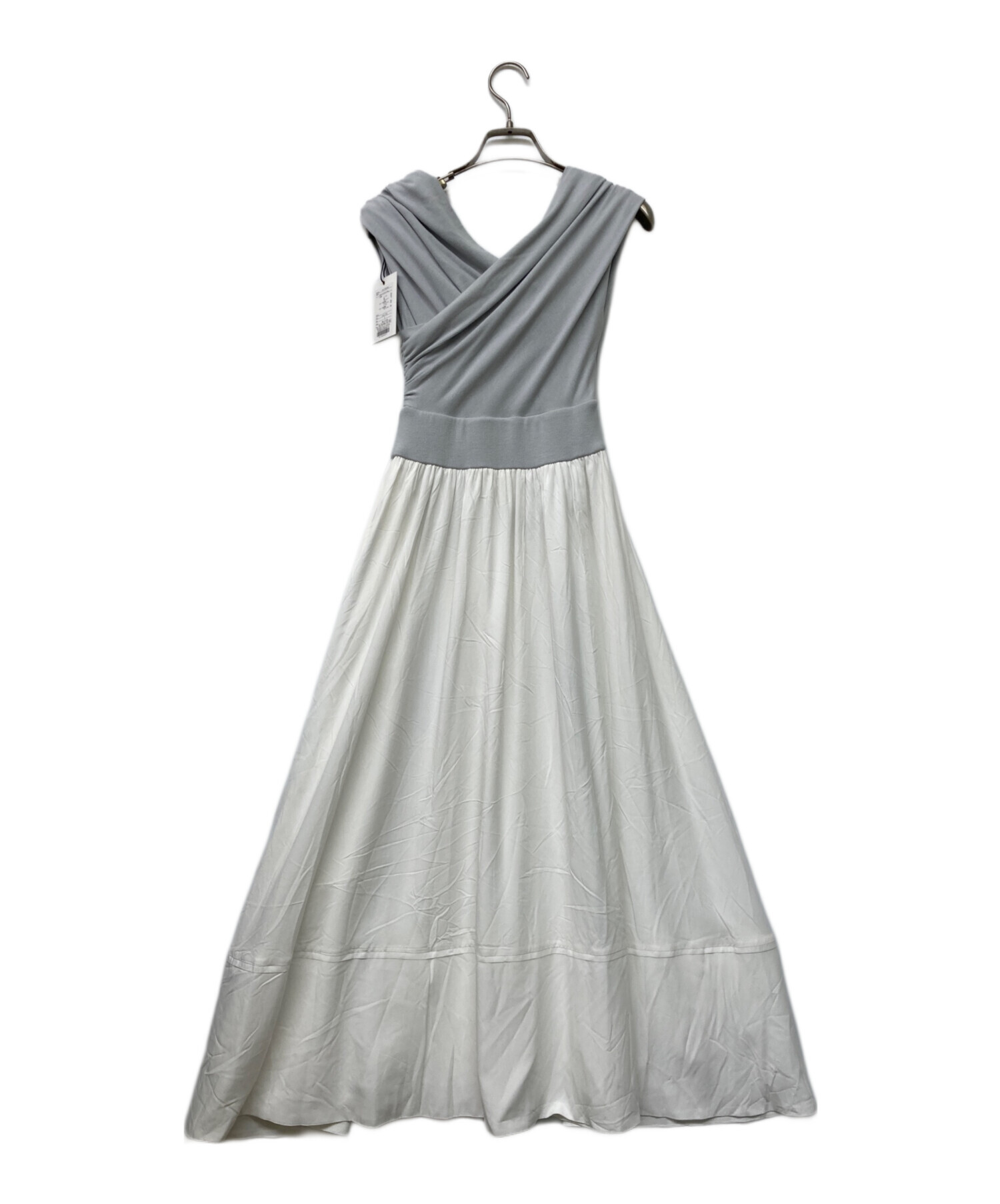 中古・古着通販】HER LIP TO (ハーリップトゥ) Gathered Bicolor Dress
