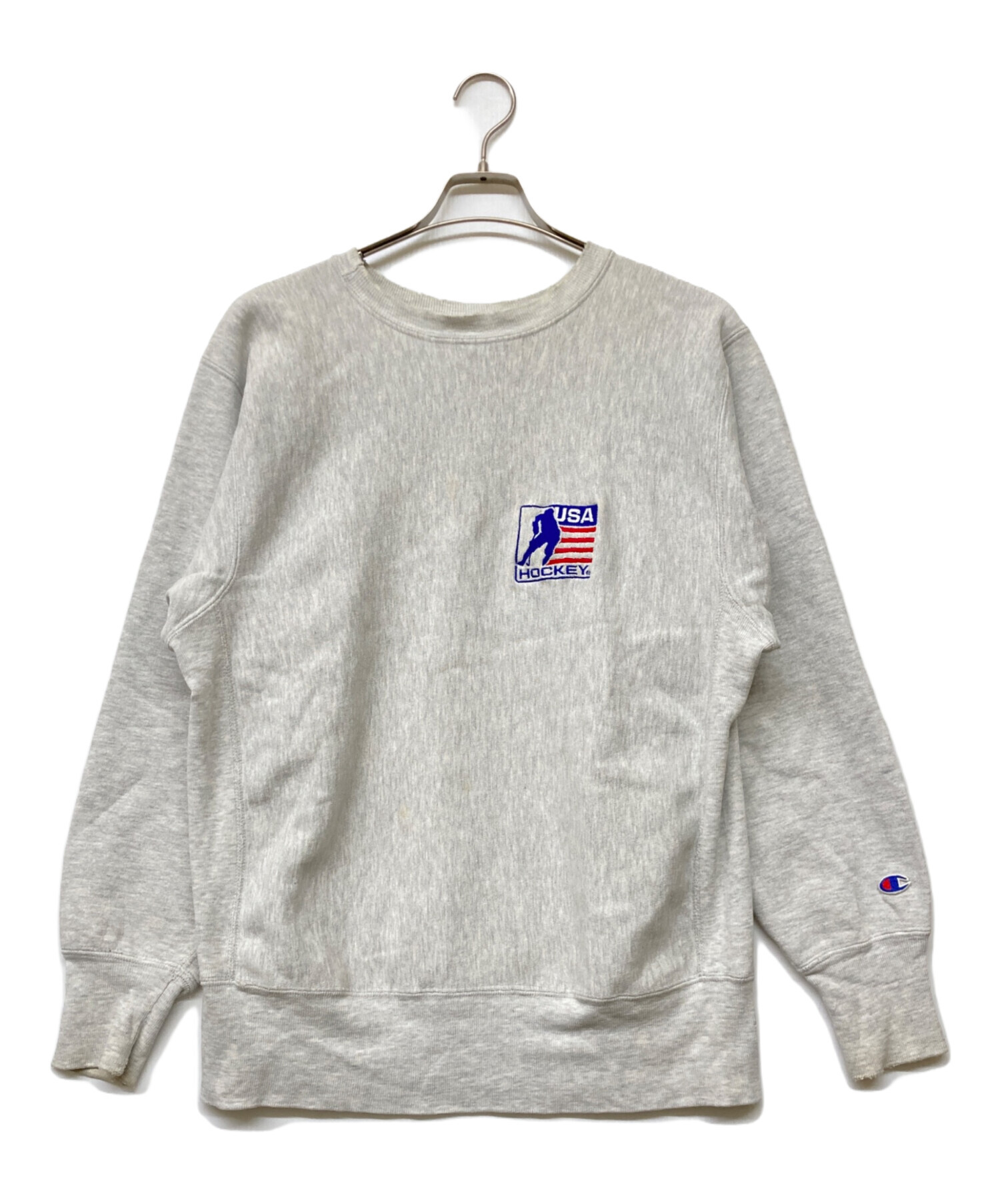 90s USA製 チャンピオンchampion リバースウィーブ カプセル 3段 古着