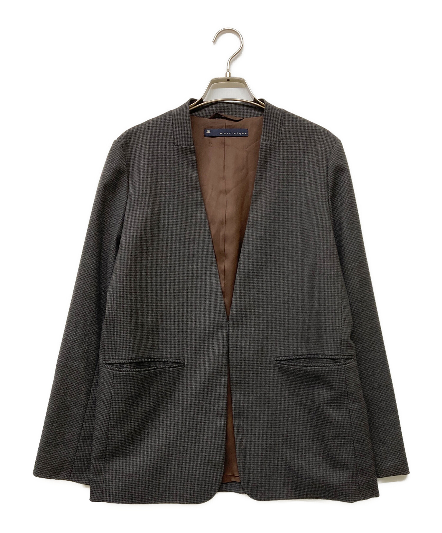 中古・古着通販】martinique (マルティニーク) ノーカラー