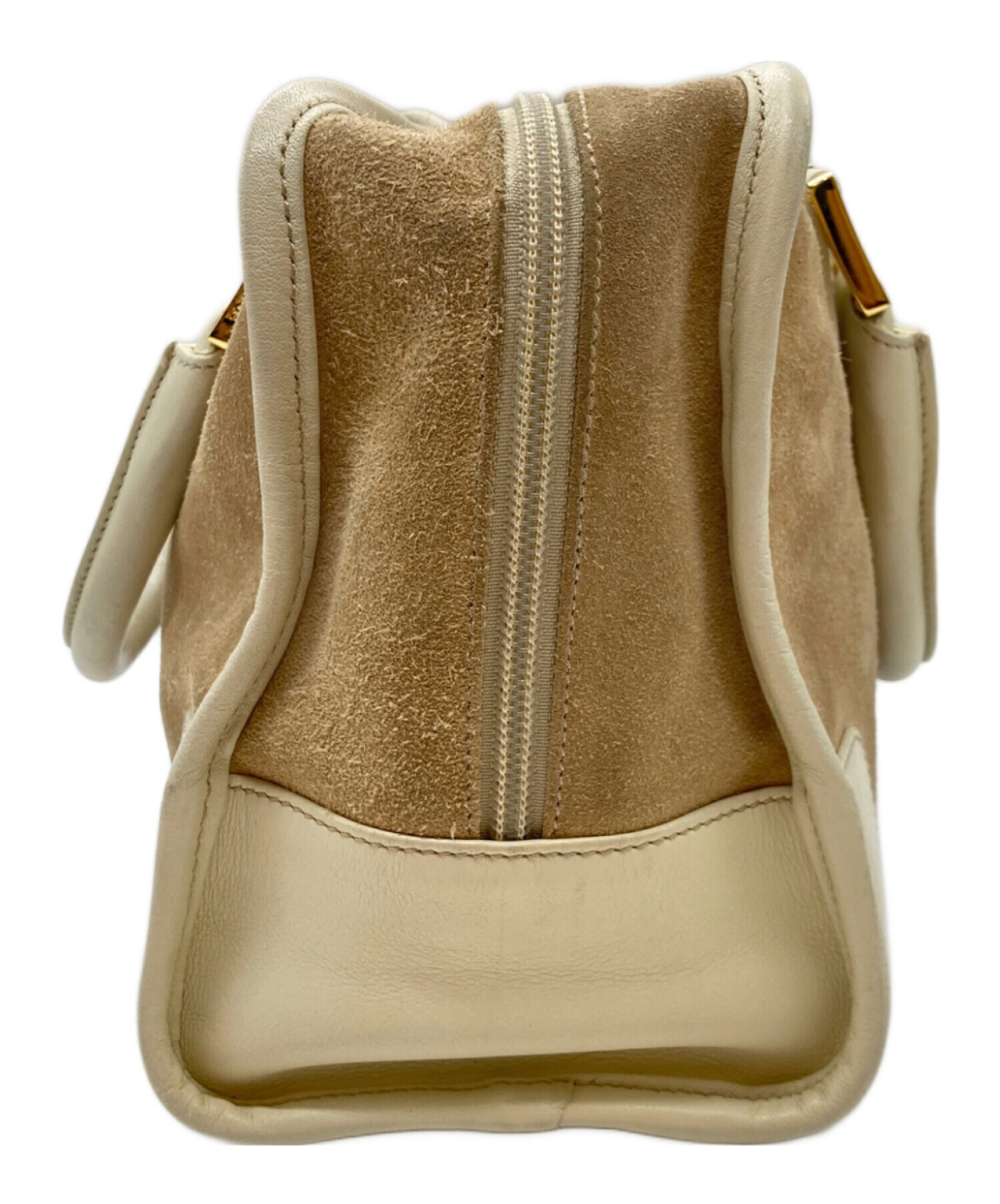 中古・古着通販】LOEWE (ロエベ) アマソナ28 スウェードハンドバッグ