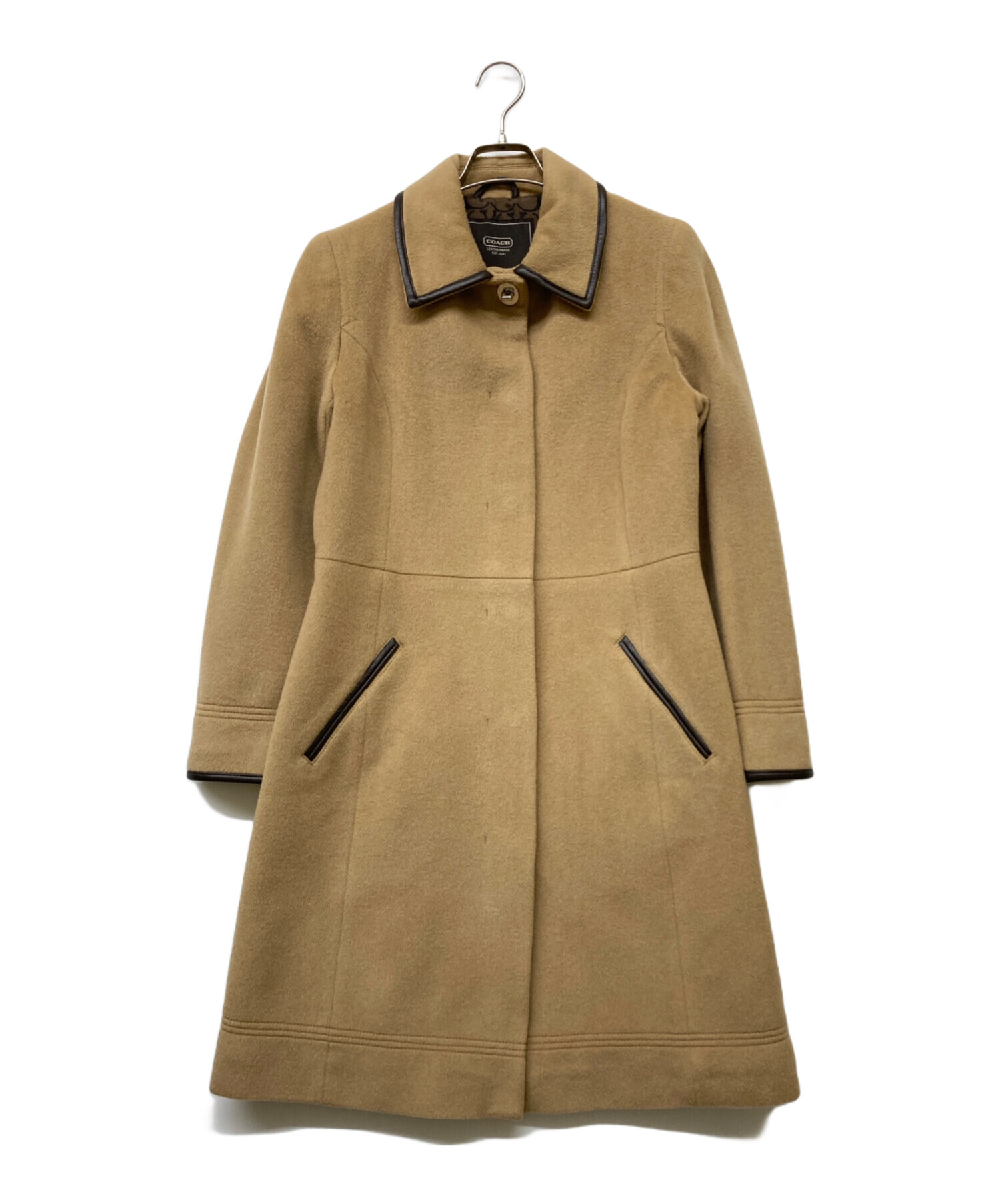 中古・古着通販】COACH (コーチ) モヘアブレンドターンロック 中古・古着通販】COACH (コーチ) モヘアブレンドターンロック