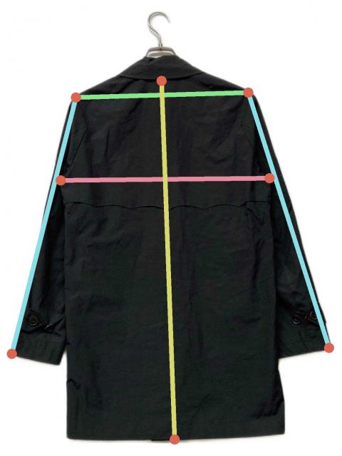 5024 〜断捨離中〜❗️バラクータ꧂G10 ステンカラーコート 42 黒 中古・古着通販】BARACUTA (バラクータ) G10 ステンカラーコート