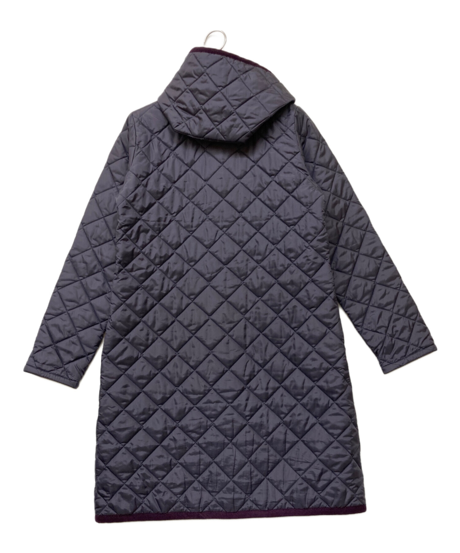 中古・古着通販】LAVENHAM (ラベンハム) フーデッドキルティングコート 