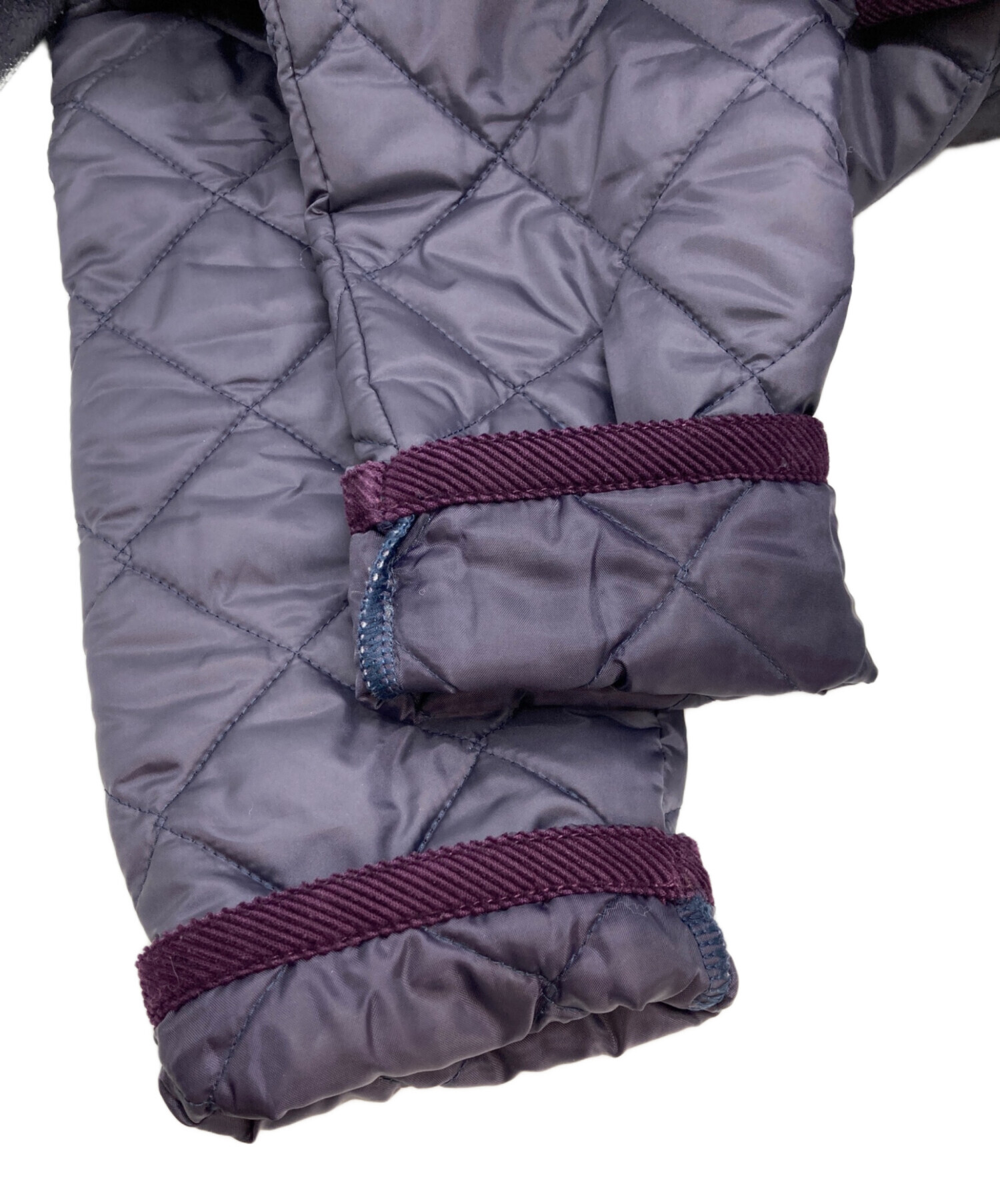 中古・古着通販】LAVENHAM (ラベンハム) フーデッドキルティングコート 