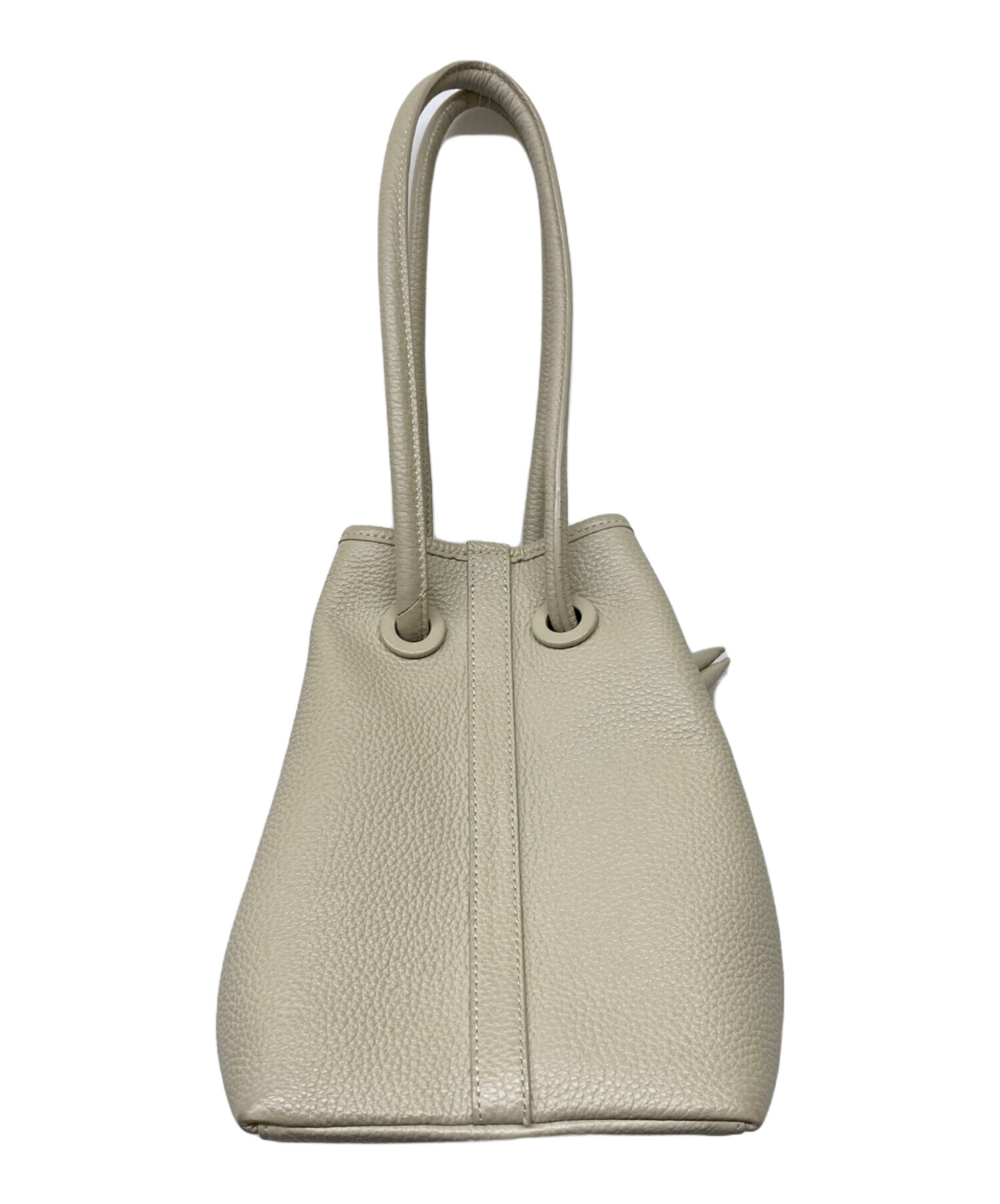 中古・古着通販】VASIC (ヴァジック) レザー巾着ショルダーバッグ