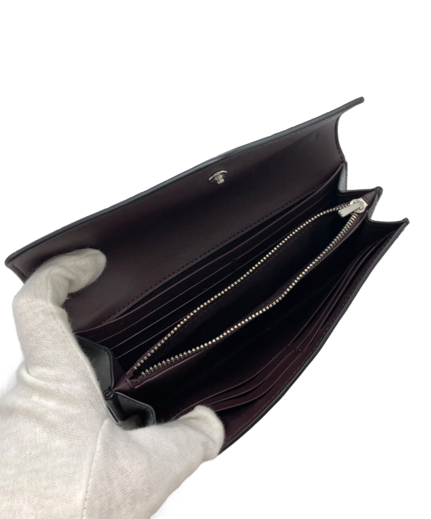 中古・古着通販】COACH (コーチ) エンベロープ ウォレット ブラック