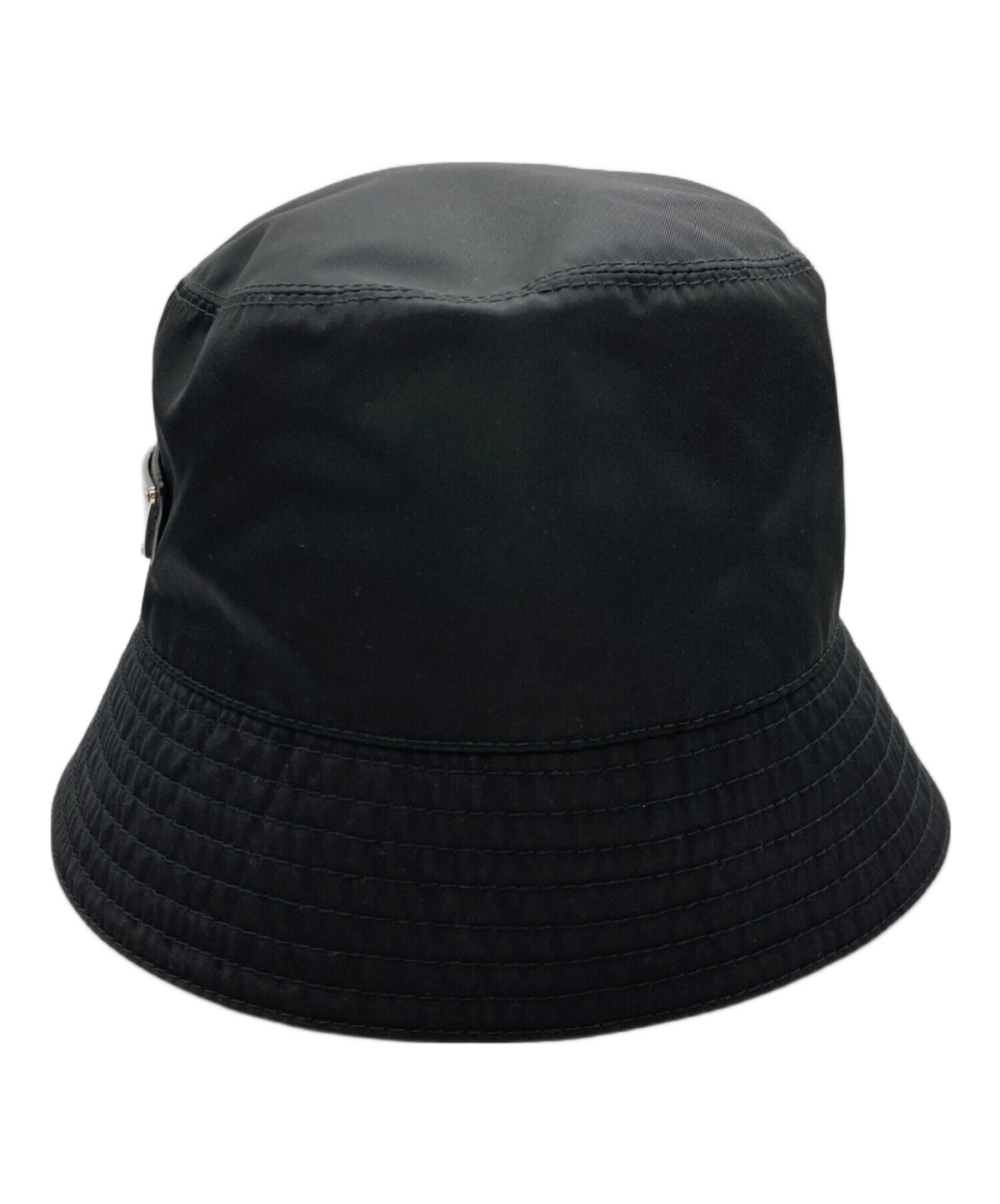 【PRADA】プラダ　Re-Nylon バケハ　Ｓサイズ 中古・古着通販】PRADA (プラダ) Re-Nylon Bucket Hat ブラック サイズ