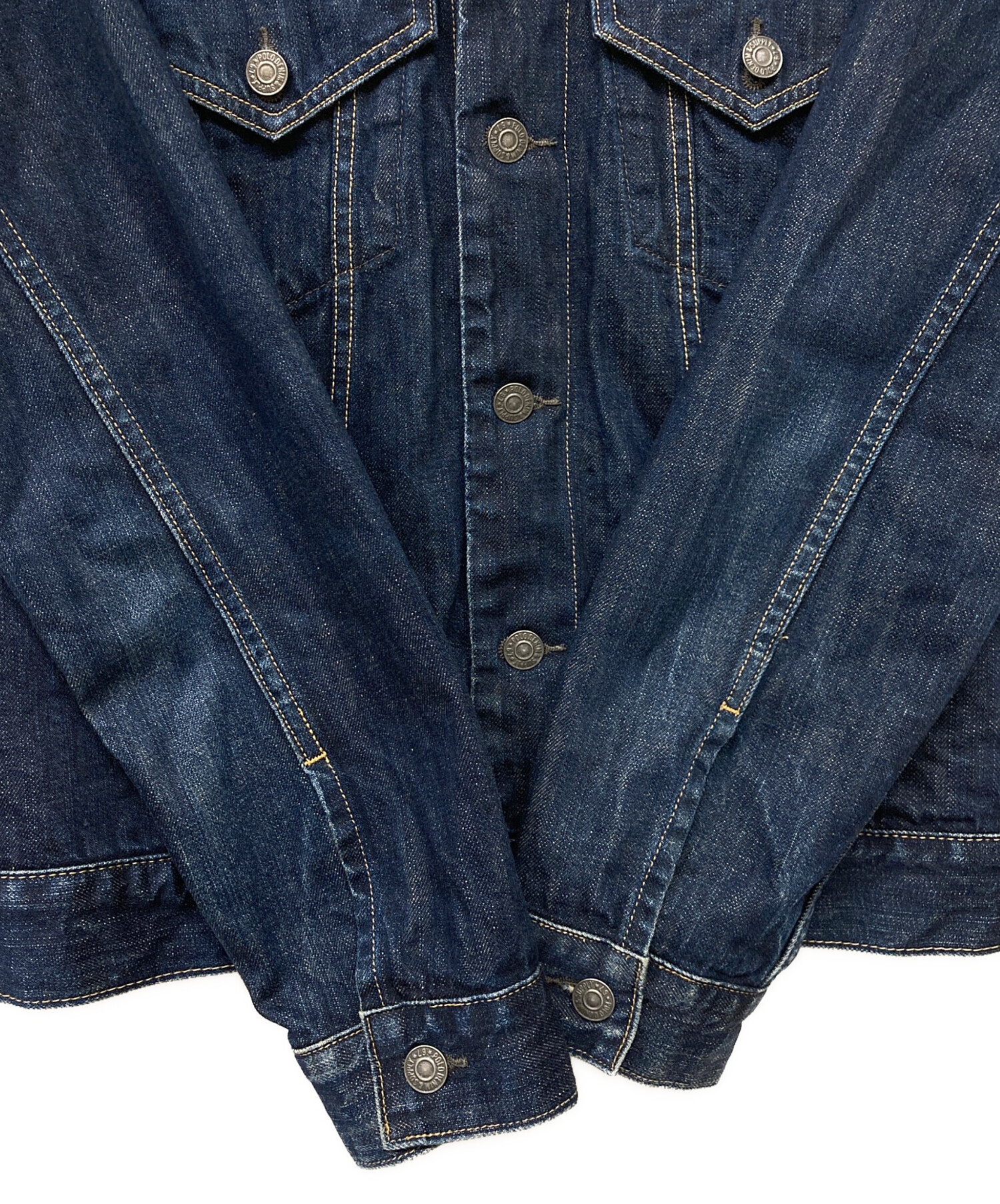 RALPH LAURENデニム生地 テーラードジャケット 裏地ロゴ M相当 中古・古着通販】Denim & Supply Ralph Lauren (デニム＆サプライ