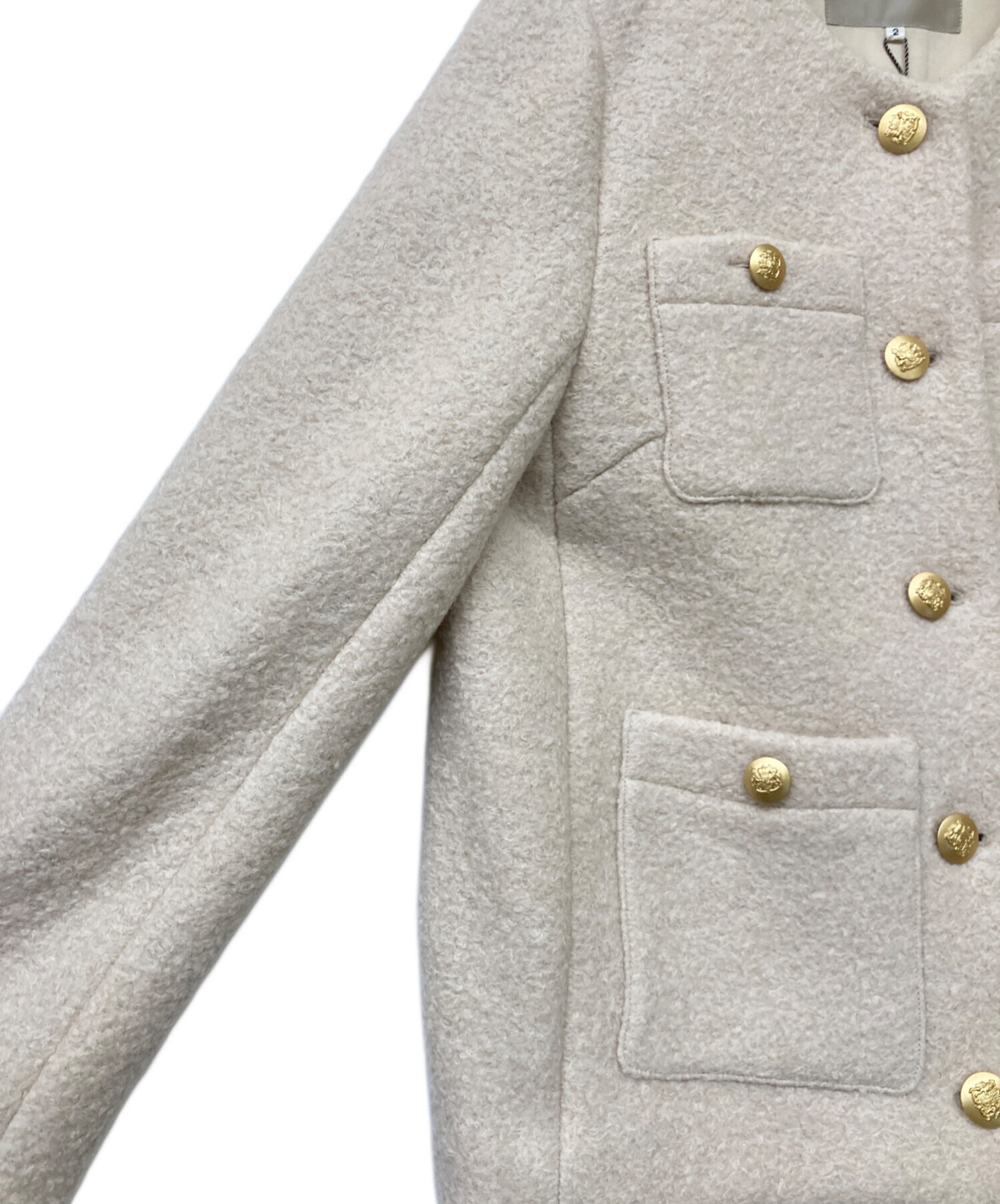 2025AW ジャスグリッティー JUSGLITTYライトオータムジャケット 茶 2025AW ジャスグリッティー JUSGLITTYライトオータムジャケット 茶