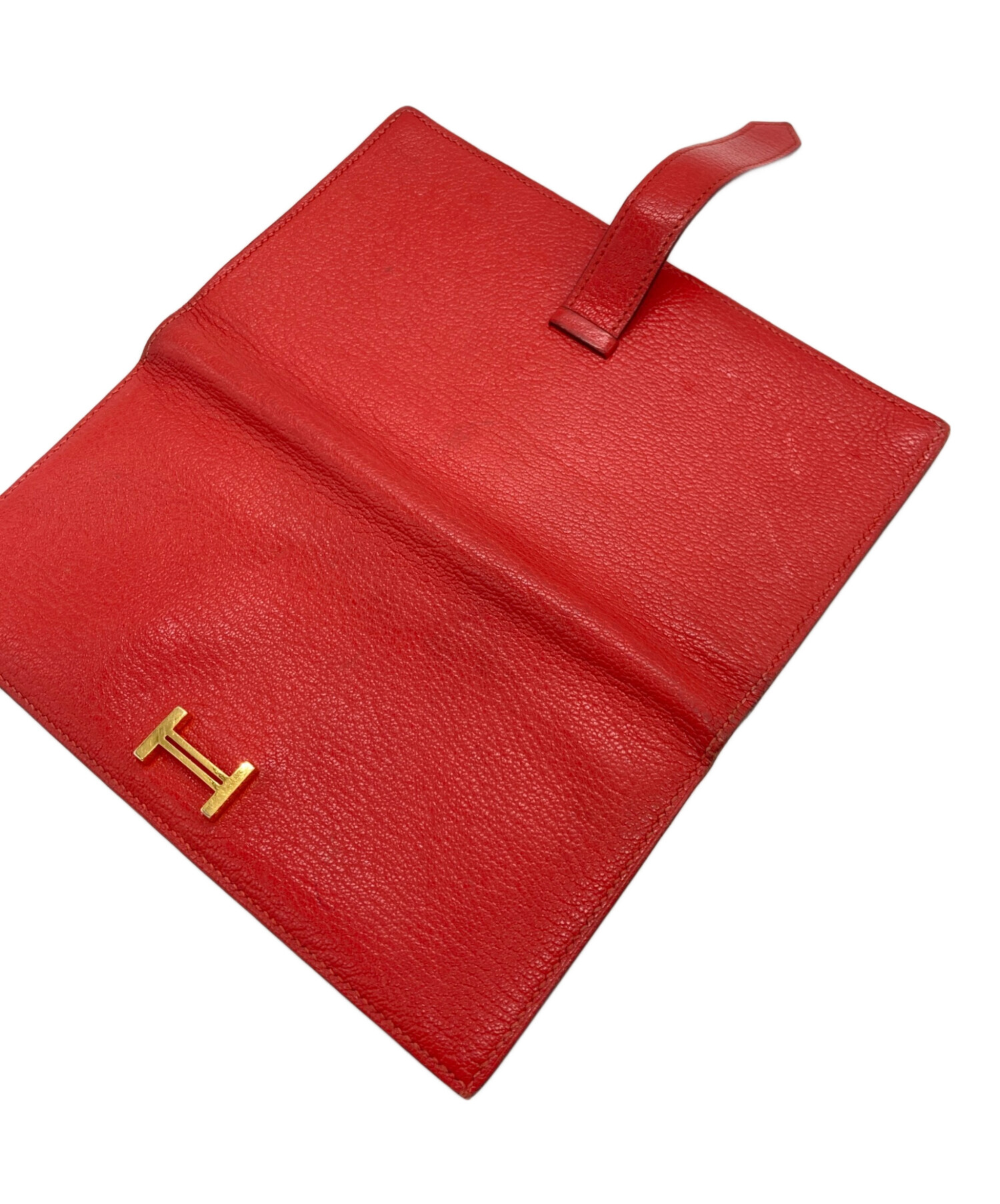 中古・古着通販】HERMES (エルメス) ベアンスフレ シェーブル レッド