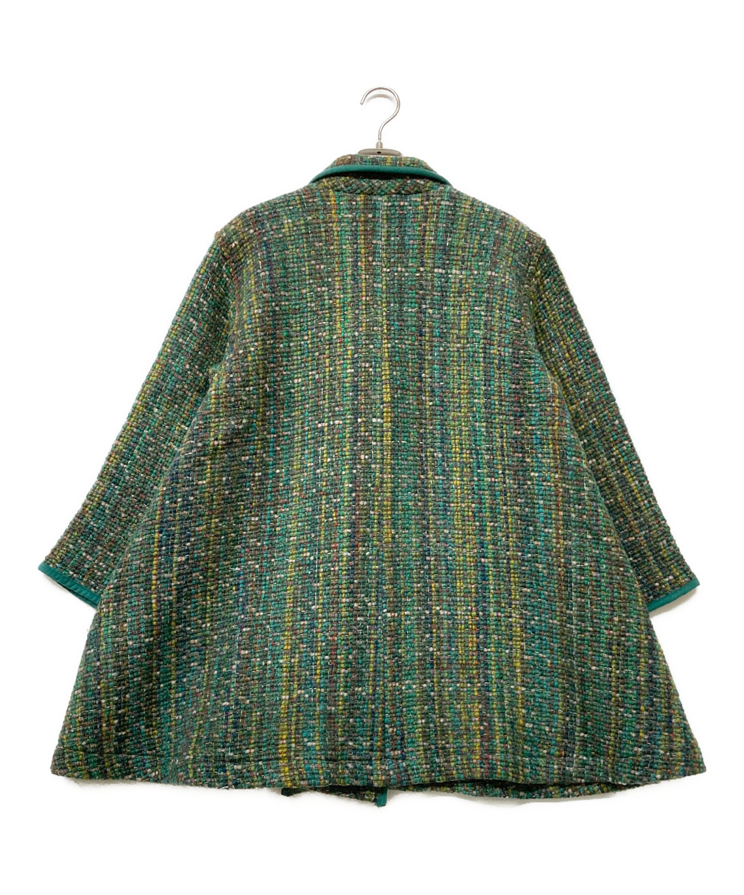 中古・古着通販】missoni (ミッソーニ) ウールコート グリーン サイズ