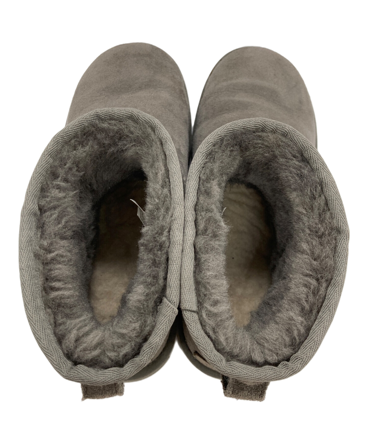 新品 UGG W CLASSIC MINI II 24cm アグ グレー ブーツ UGG WOMENS CLASSIC MINI II GRAY アグ ムートンブーツ
