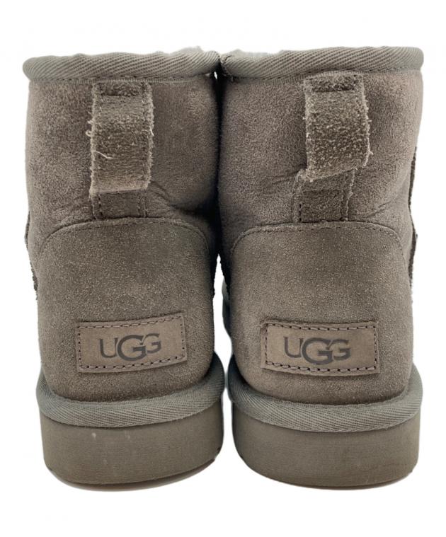 新品 UGG W CLASSIC MINI II 24cm アグ グレー ブーツ UGG MENS CLASSIC MINI II 