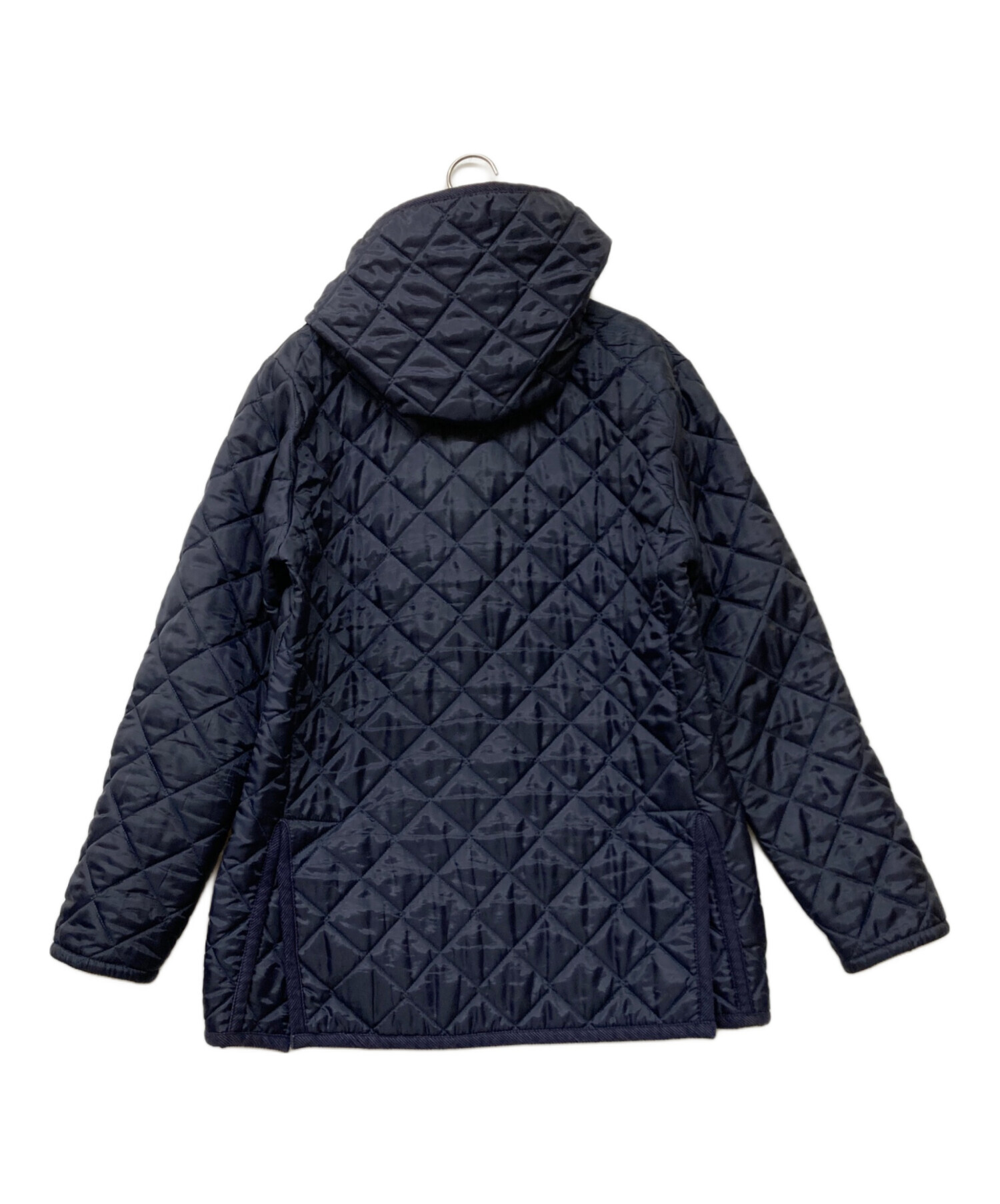 ラベンハム LAVENHAM コート UK38 ネイビー 紺 新品未使用 中古・古着通販】LAVENHAM (ラベンハム) フーデッドキルティングコート