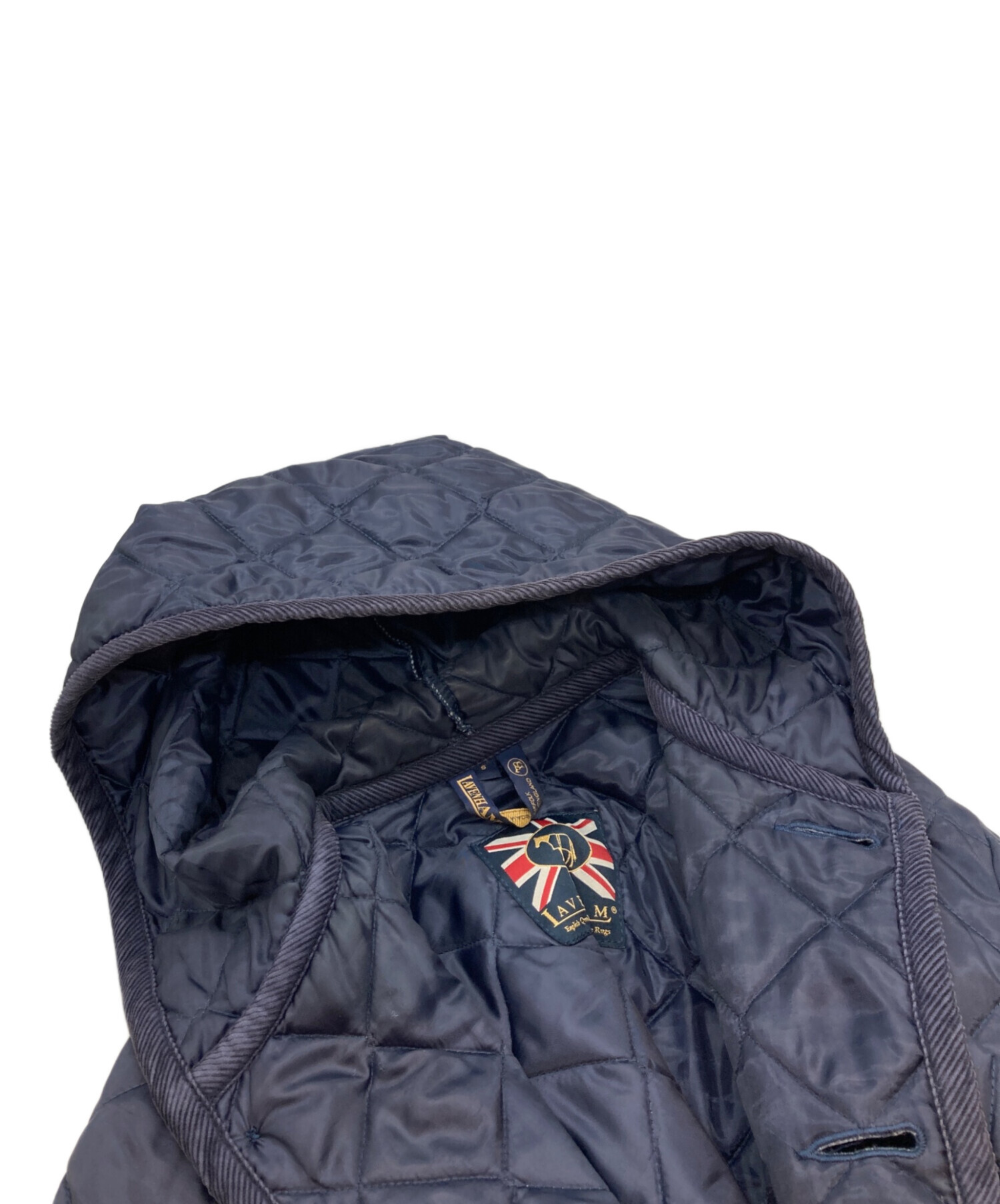 ラベンハム LAVENHAM コート UK38 ネイビー 紺 新品未使用 中古・古着