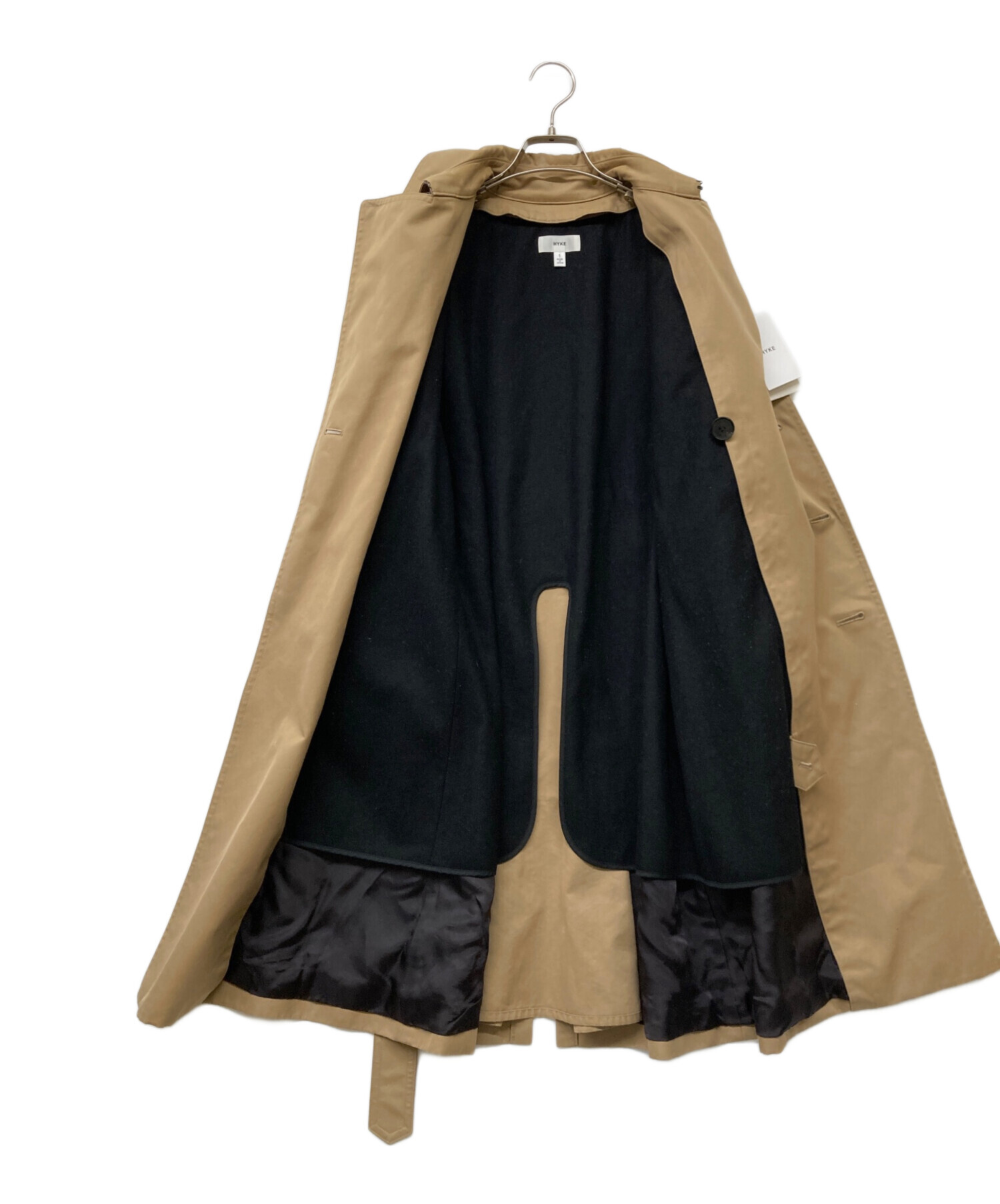 中古・古着通販】HYKE (ハイク) ライナー付きトレンチコート ベージュ