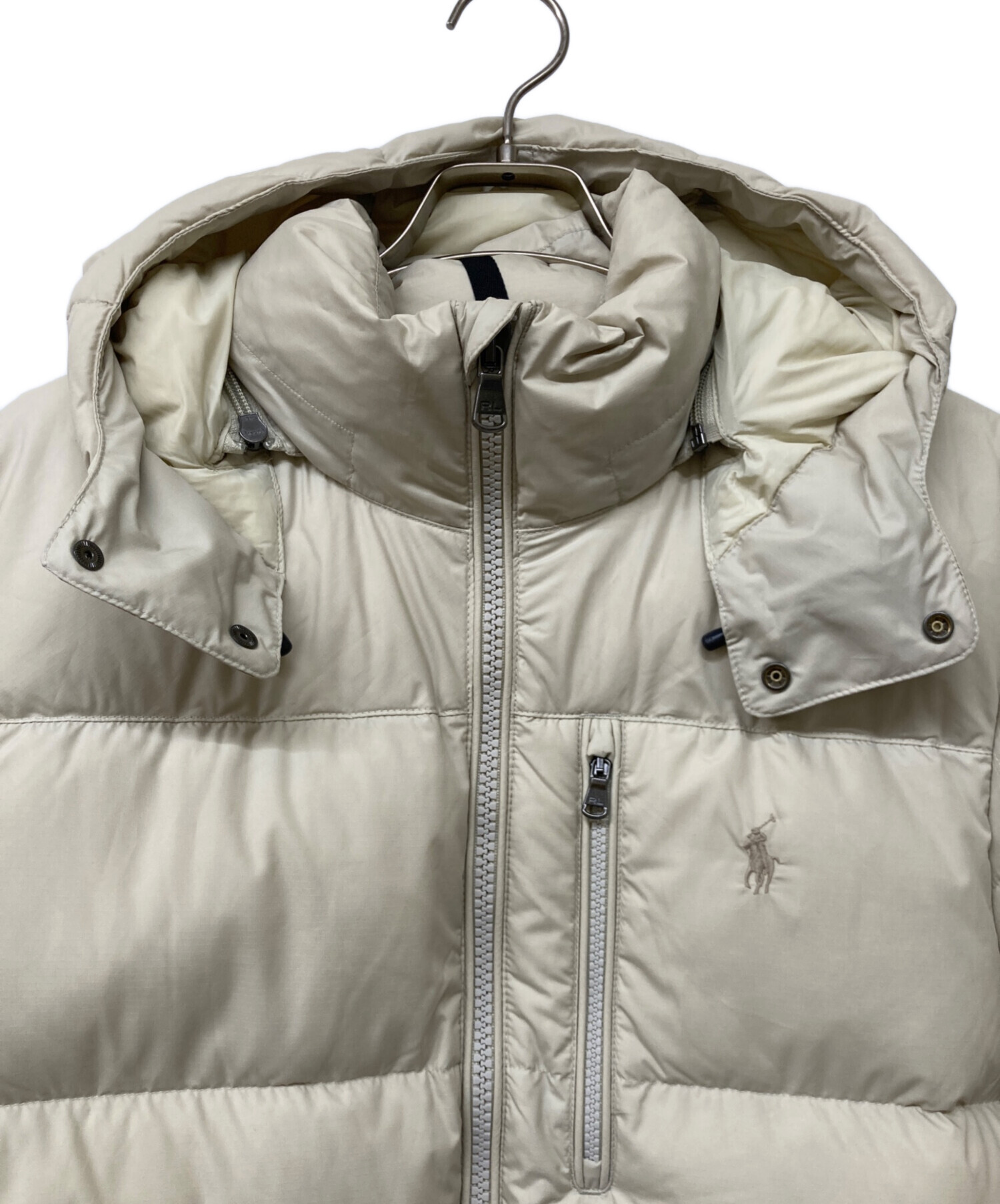ラルフローレン　アイボリーダウンジャケット（新品タグ付き） 中古・古着通販】POLO RALPH LAUREN (ポロ・ラルフローレン) QRタグ