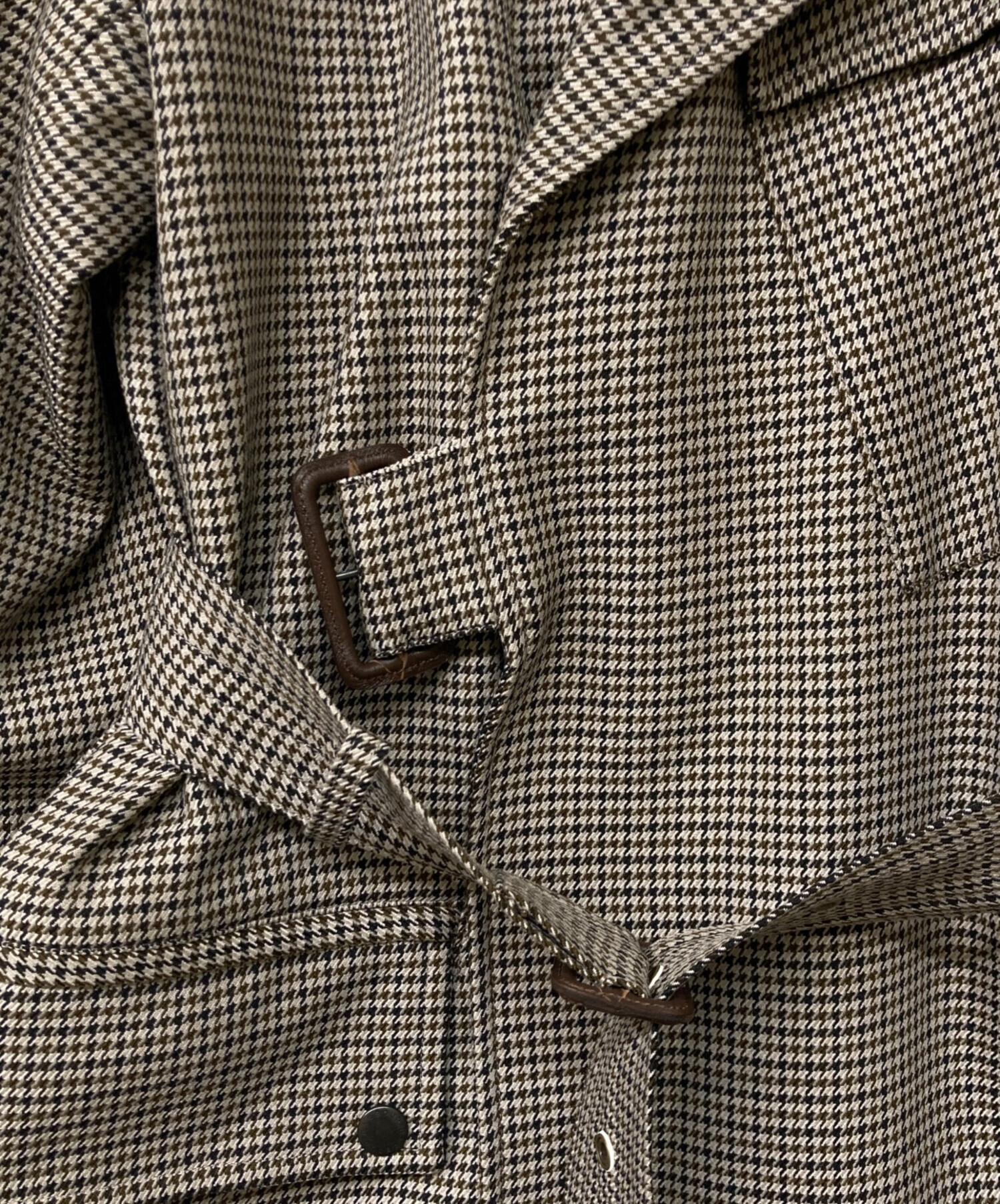 中古・古着通販】Barbour (バブアー) チェックコート グレー サイズ:36