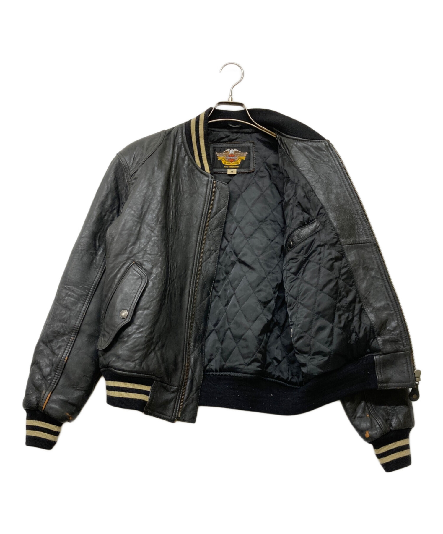 中古・古着通販】HARLEY-DAVIDSON (ハーレーダビッドソン) 古着レザー