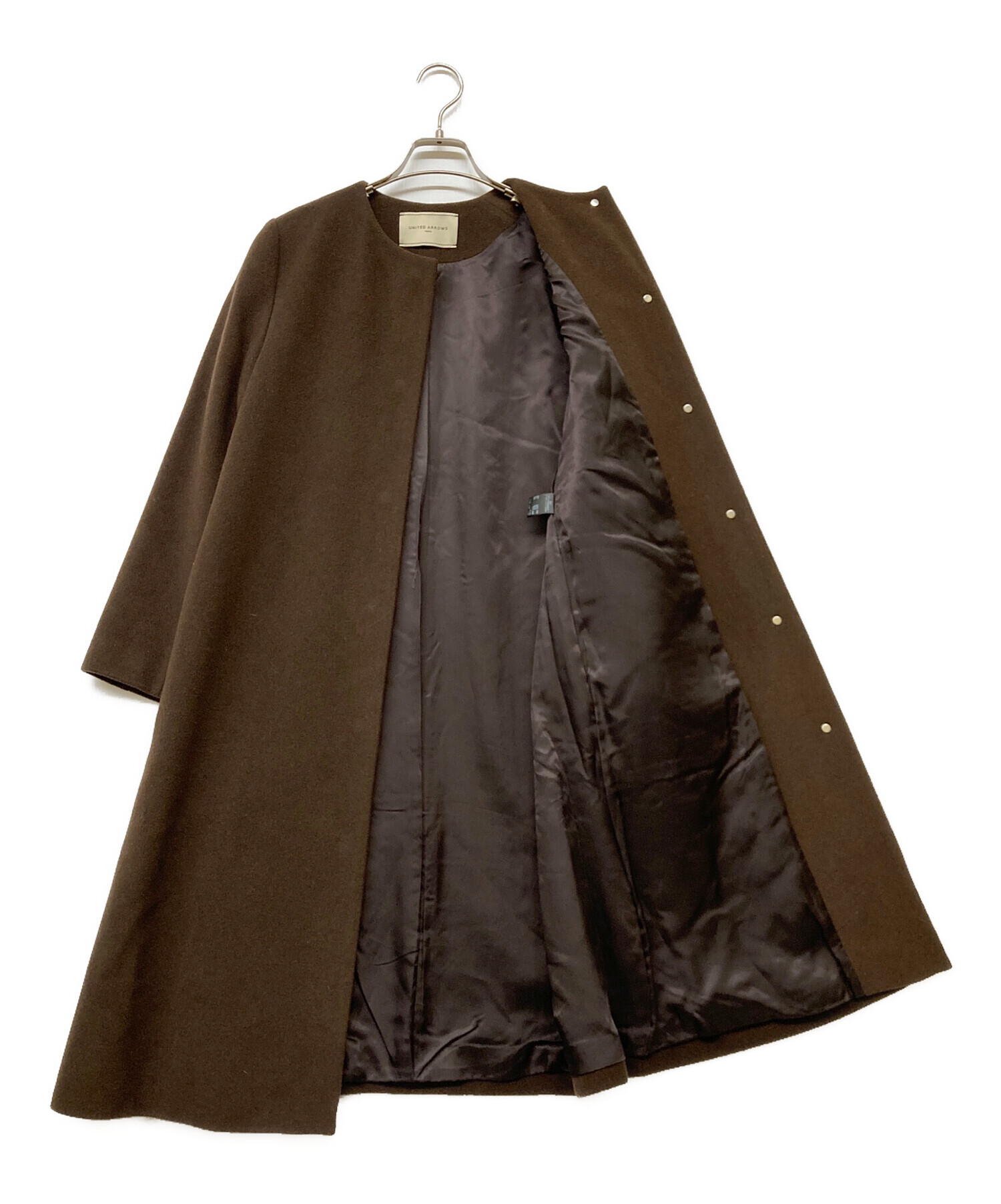 中古・古着通販】UNITED ARROWS (ユナイテッドアローズ) ノーカラー 