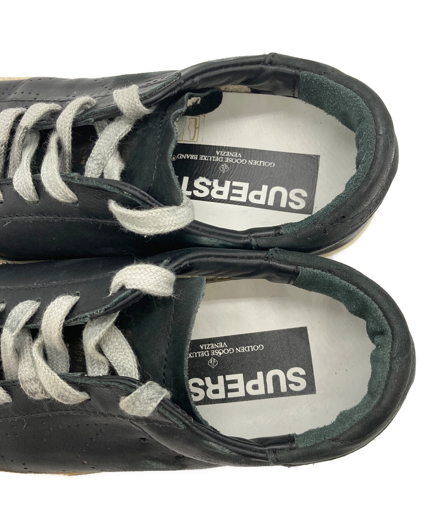 中古・古着通販】GOLDEN GOOSE (ゴールデングース) SUPERSTAR ブラック