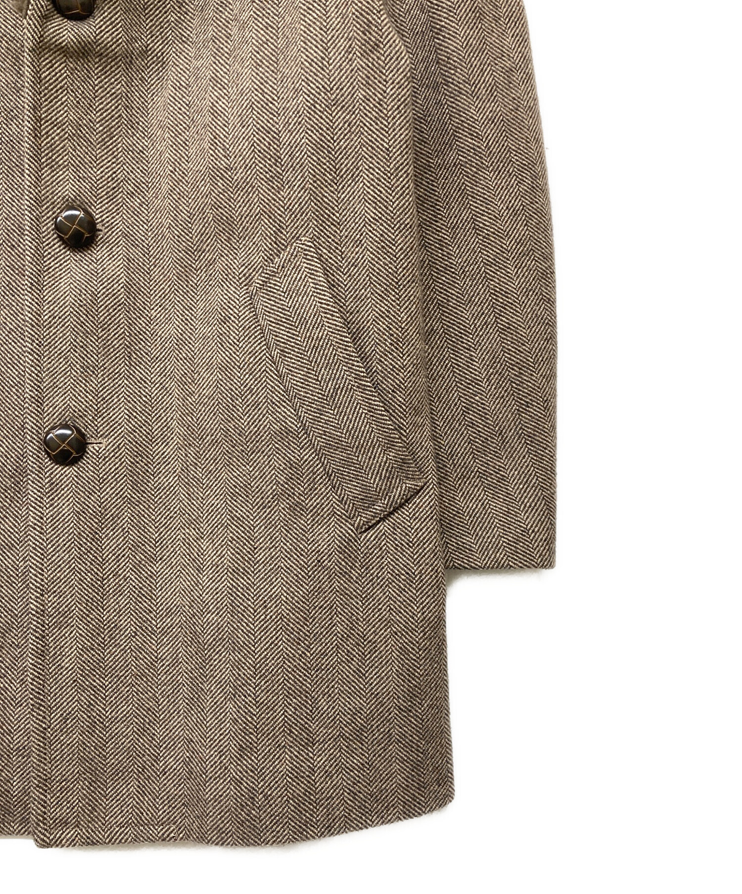 中古・古着通販】SUPREME (シュプリーム) 15AW Fur Collar Tweed Coat