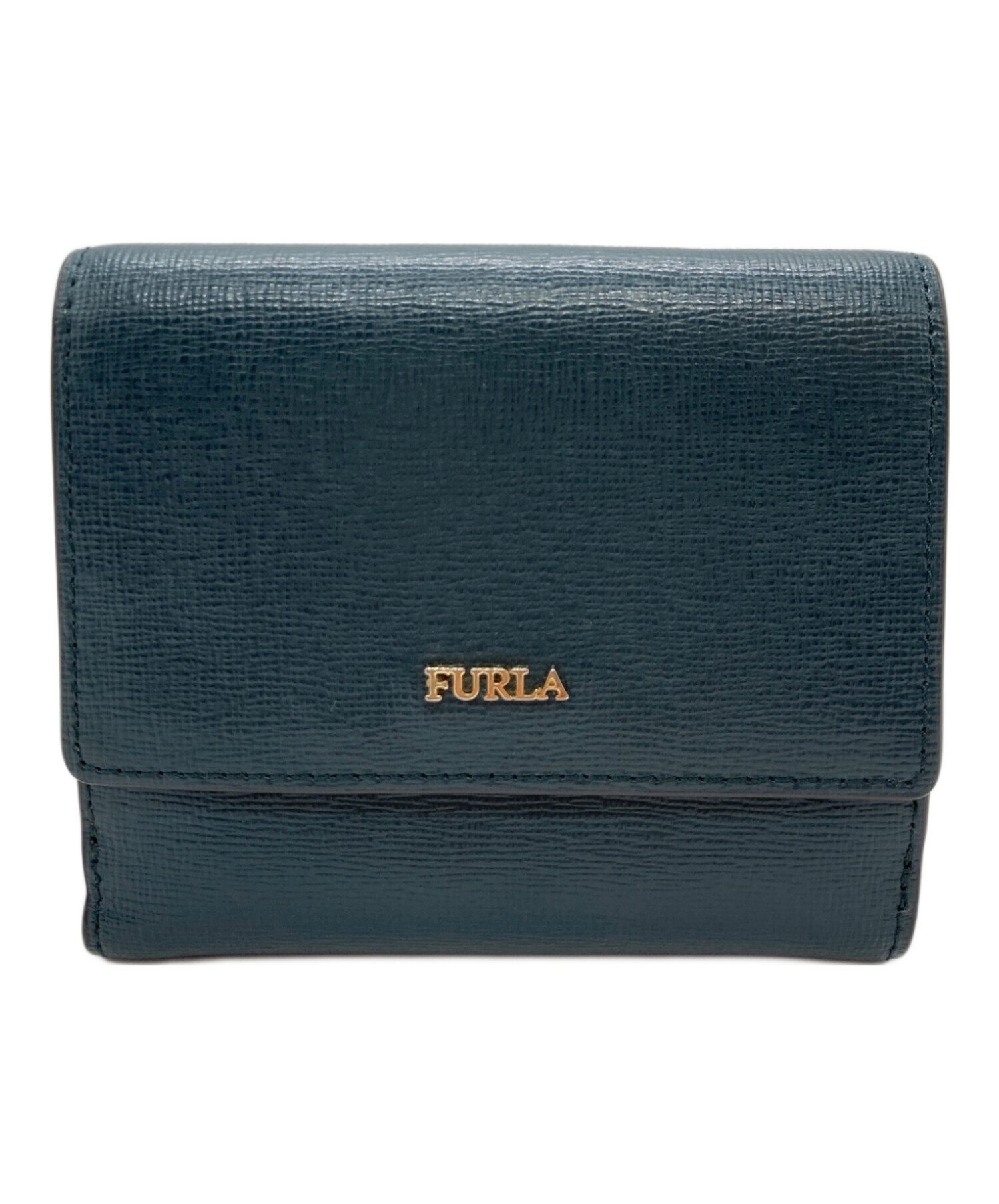 中古・古着通販】FURLA (フルラ) フラップコンパクトウォレット 