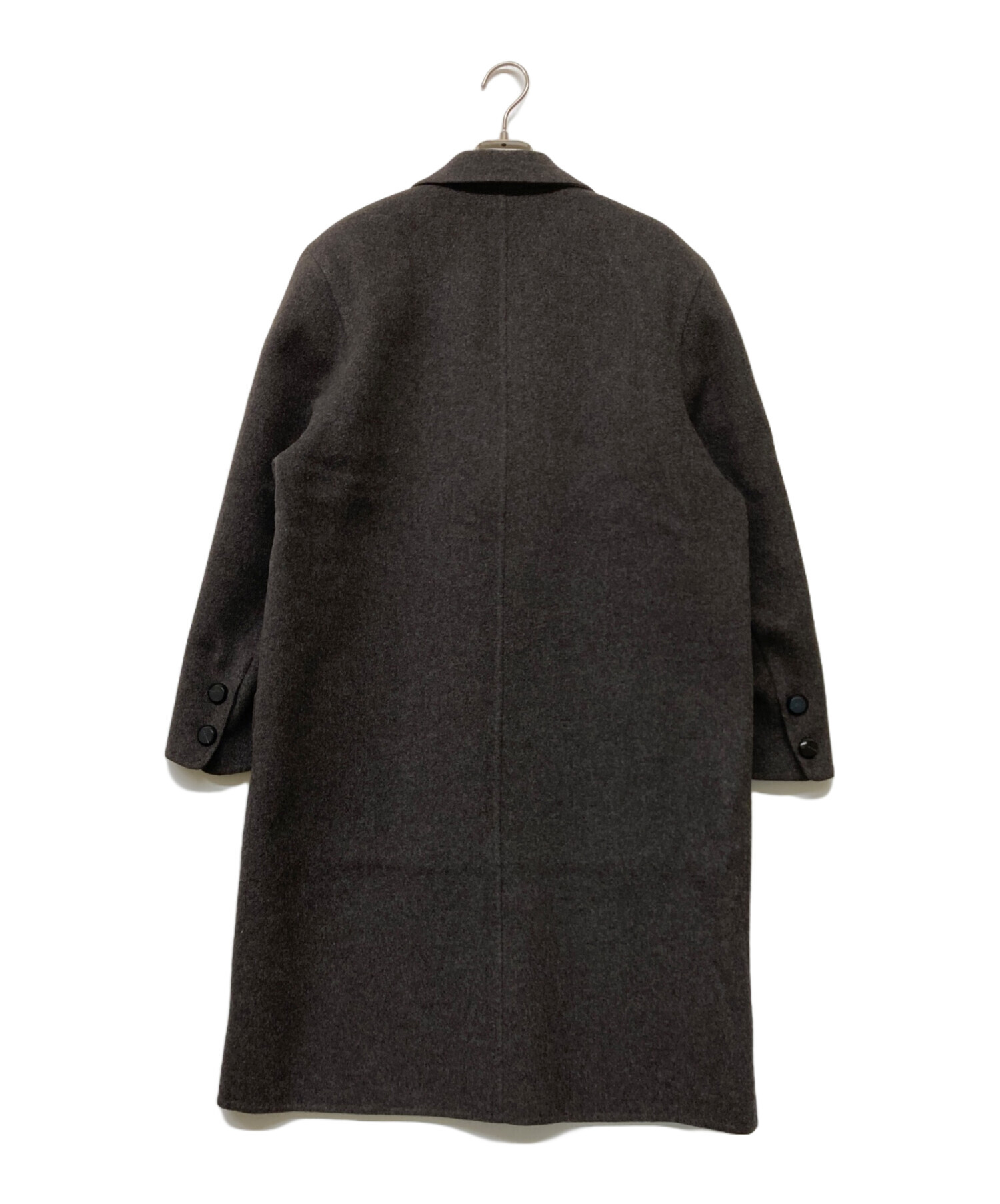 中古・古着通販】AKRIS (アクリス) カシミヤチェスターコート ブラウン