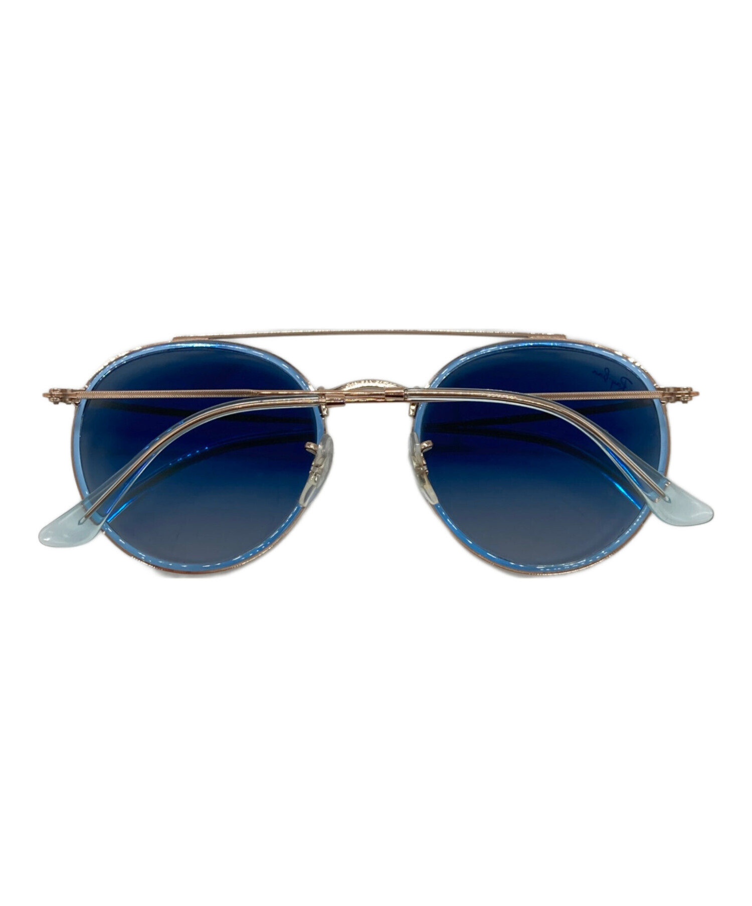 中古・古着通販】RAY-BAN (レイバン) ROUND DOUBLE BRIDGE ゴールド 