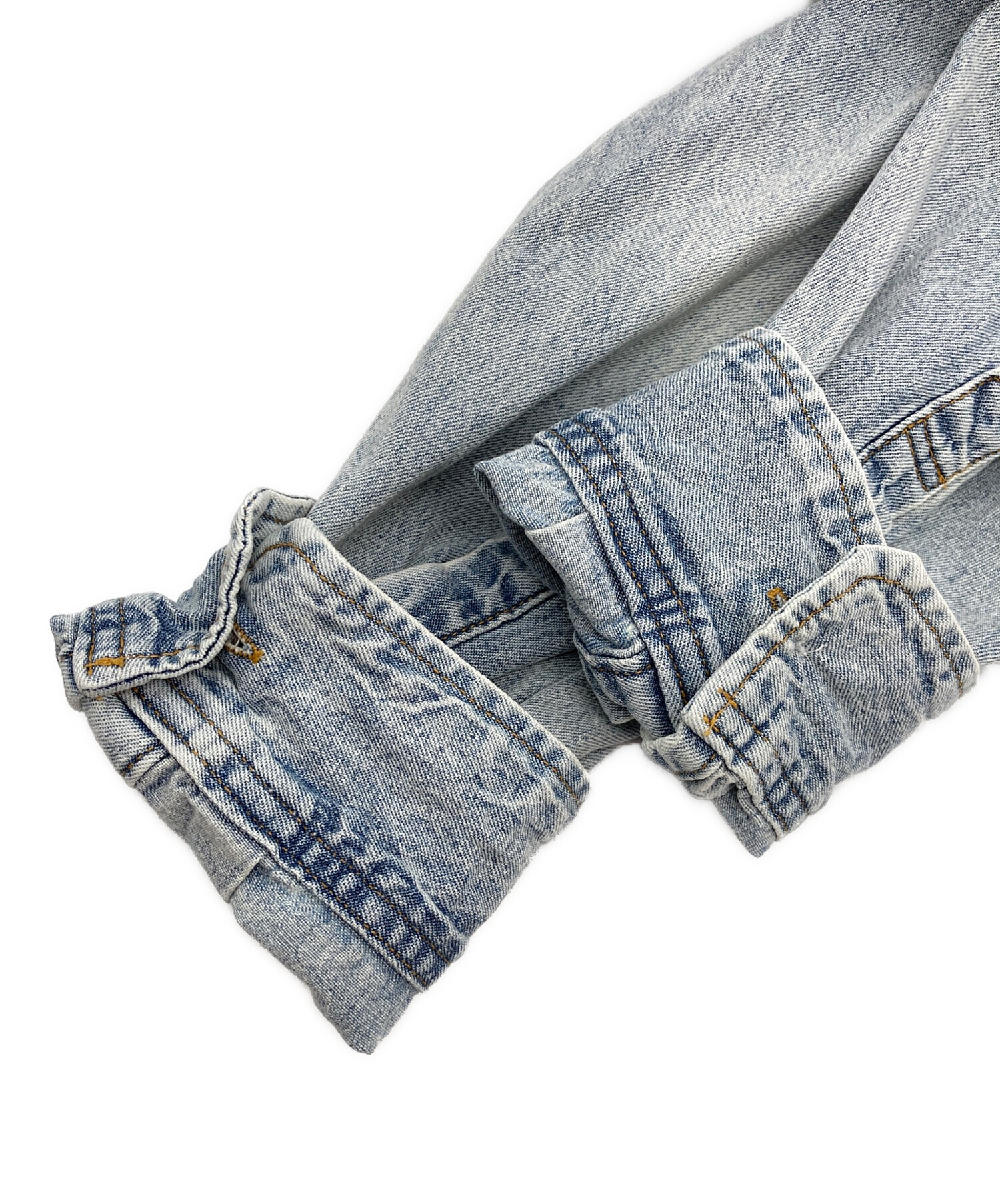 中古・古着通販】RIVE DROITE (リヴドロワ) ビッグデニムシャツ ブルー