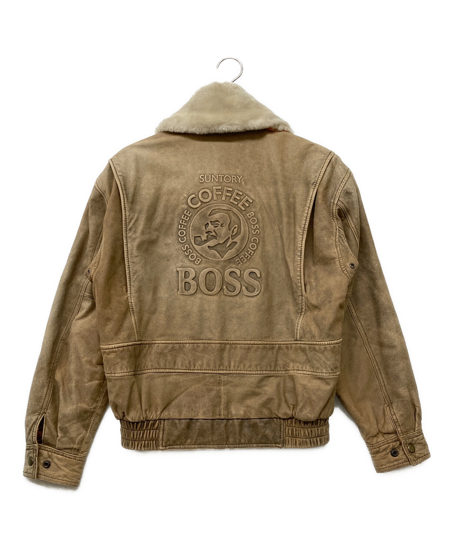 SUNTORY BOSS stadium jacket ボスジャン 中古・古着通販】BOSS (ボス) 【ボスジャン】 SUNTORY ORIGINAL DESIGN