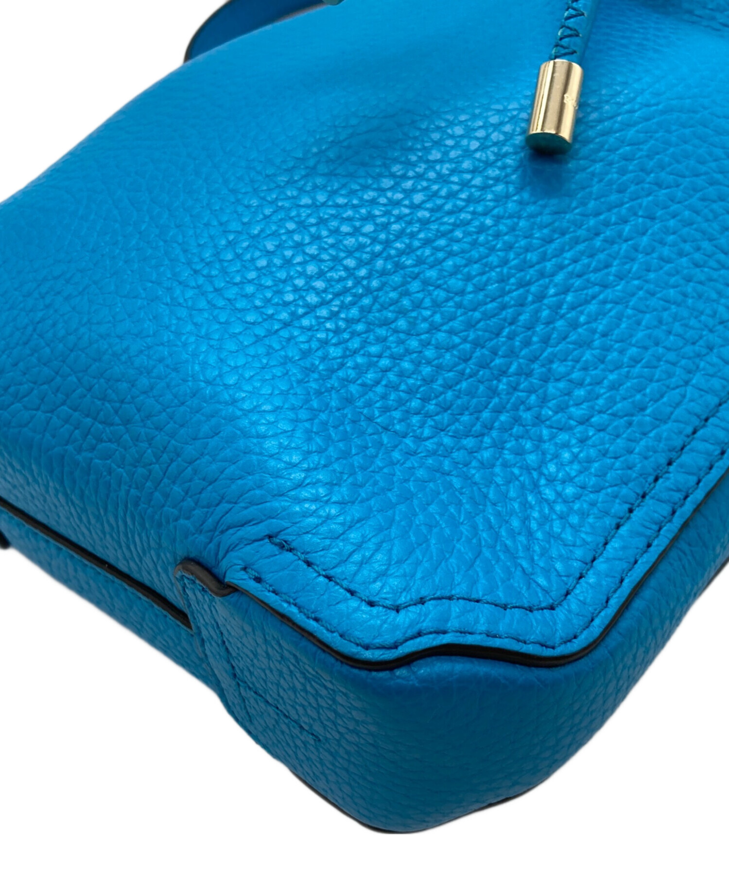 中古・古着通販】FURLA (フルラ) アテナミニバッグ ブルー サイズ 